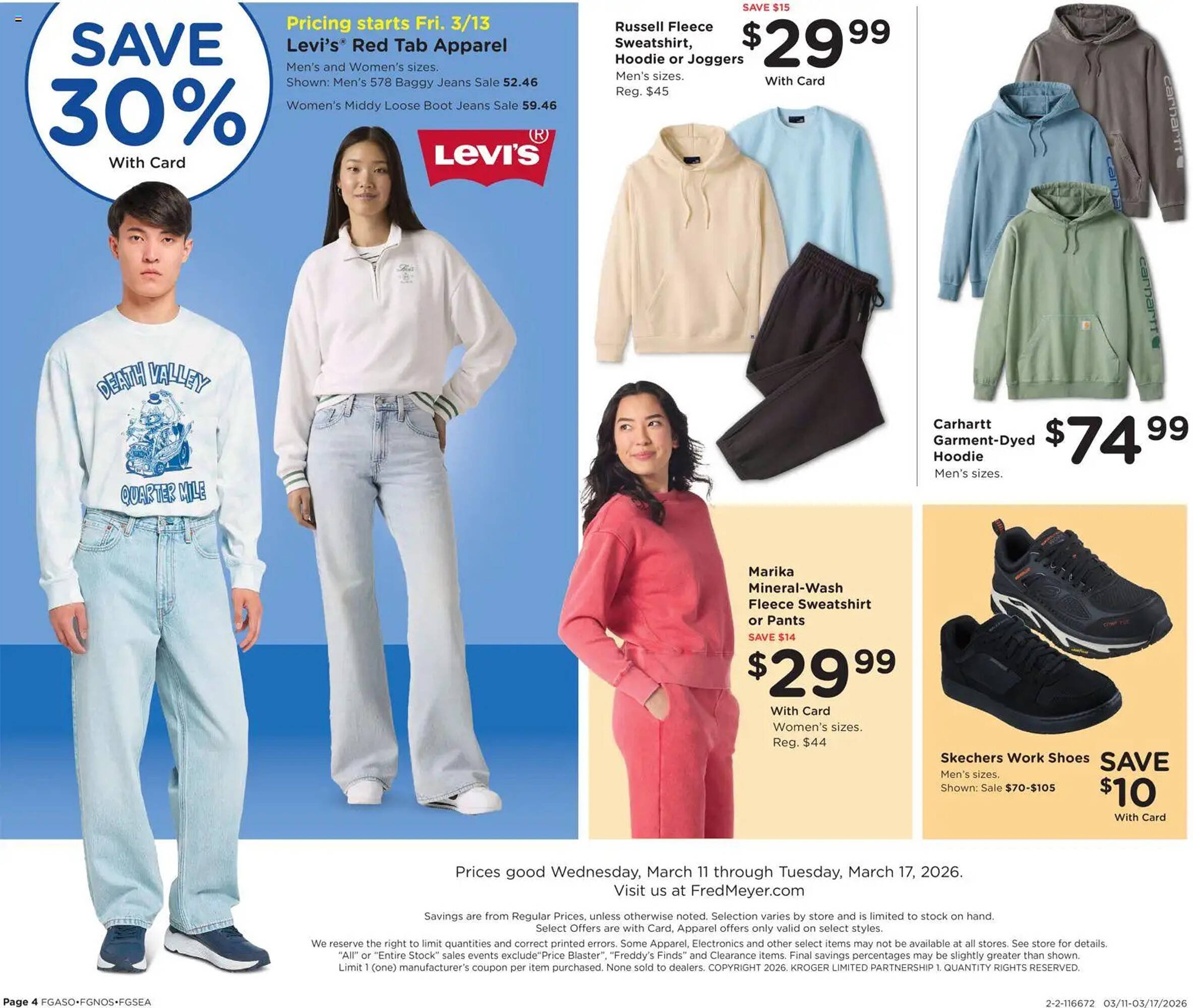 Fred Meyer weekly ad