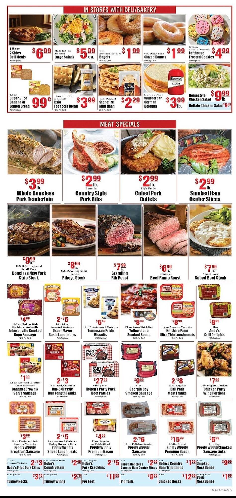 Piggly Wiggly weekly ad
