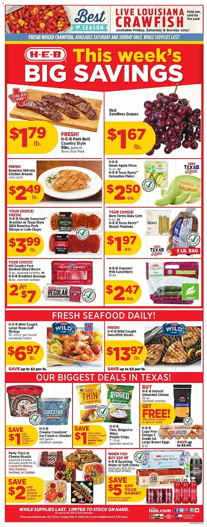 H-E-B weekly ad