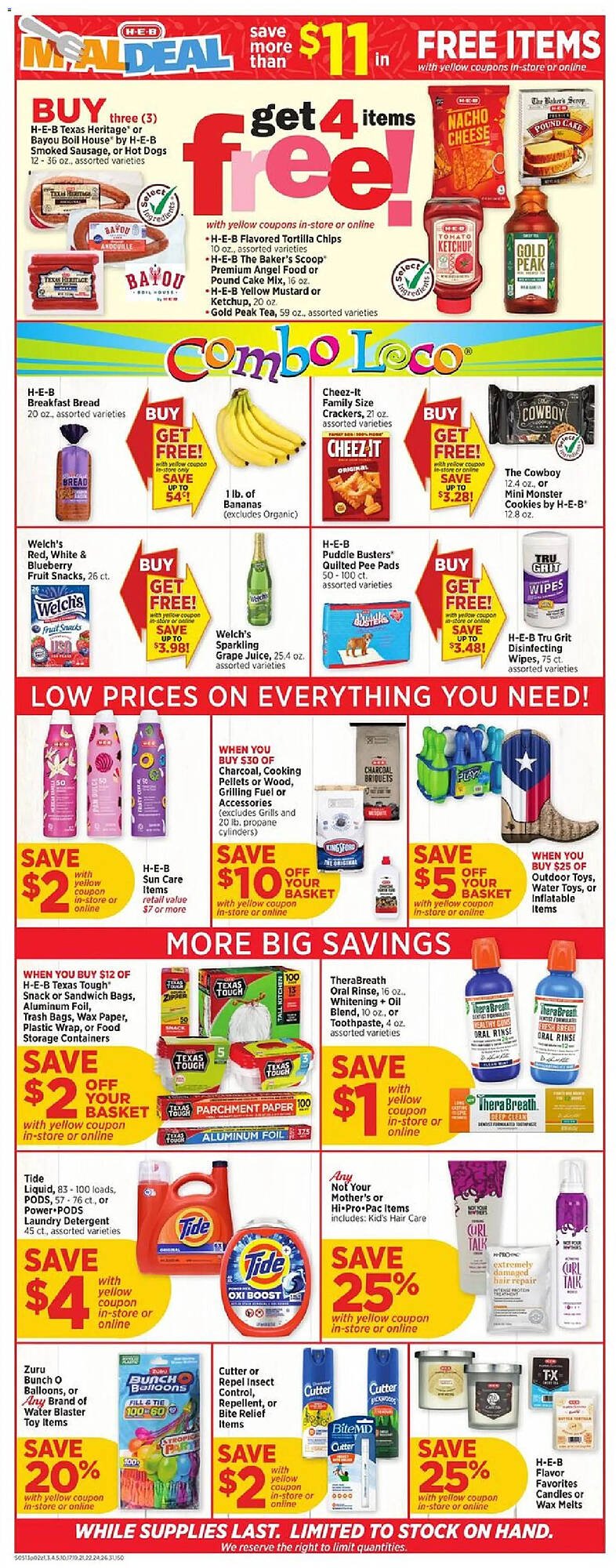 H-E-B weekly ad