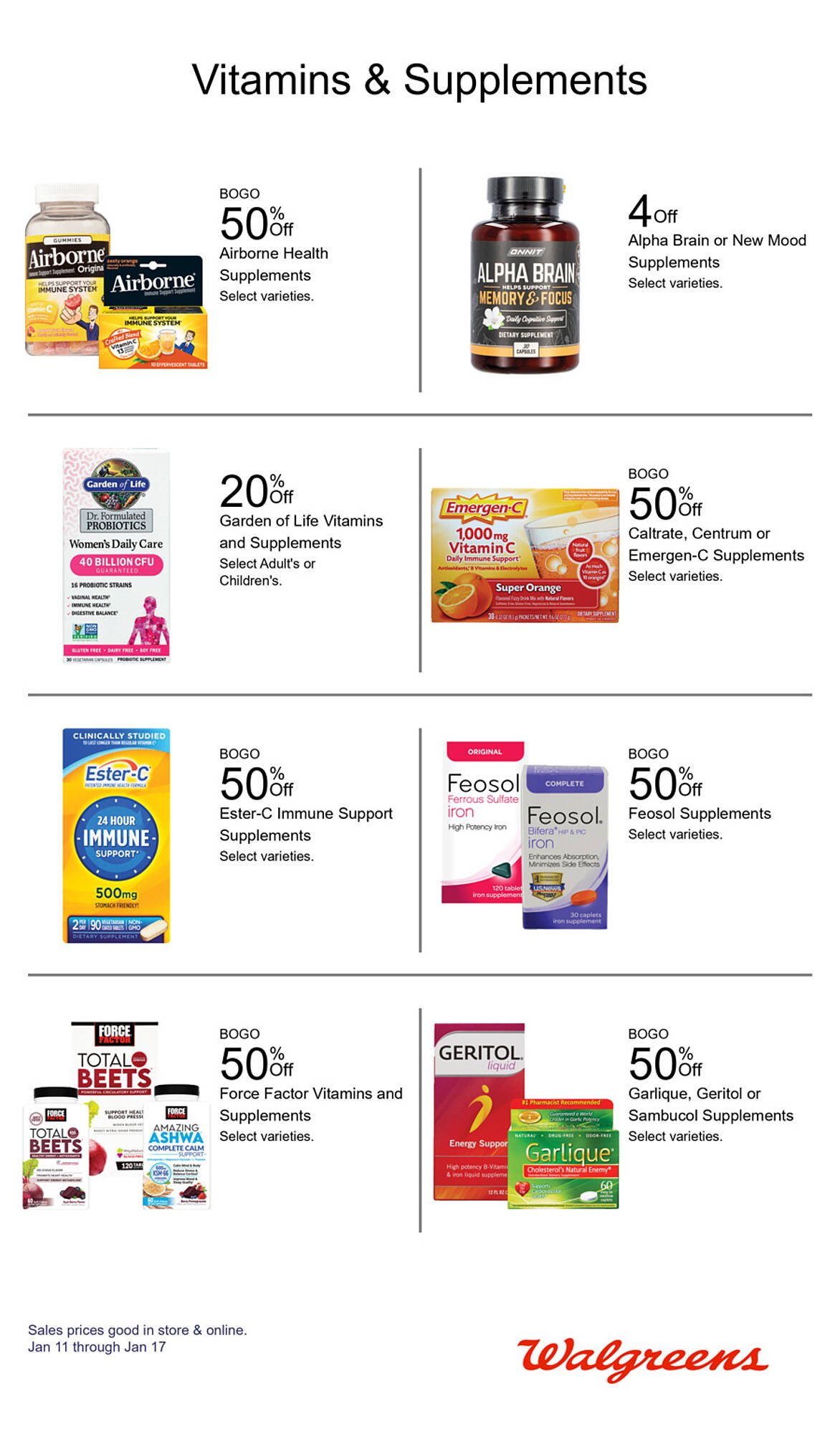 Walgreens weekly ad