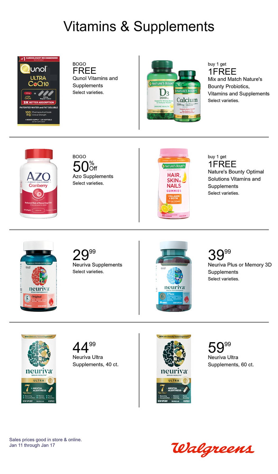 Walgreens weekly ad