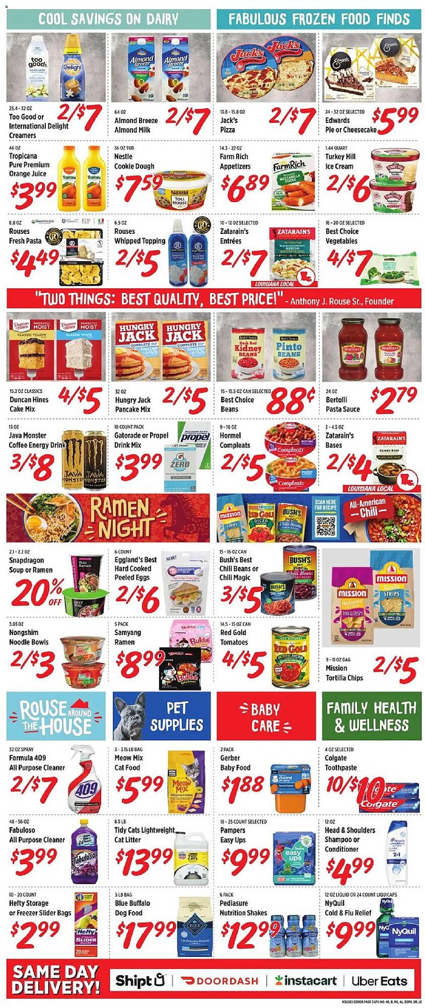Rouses weekly ad