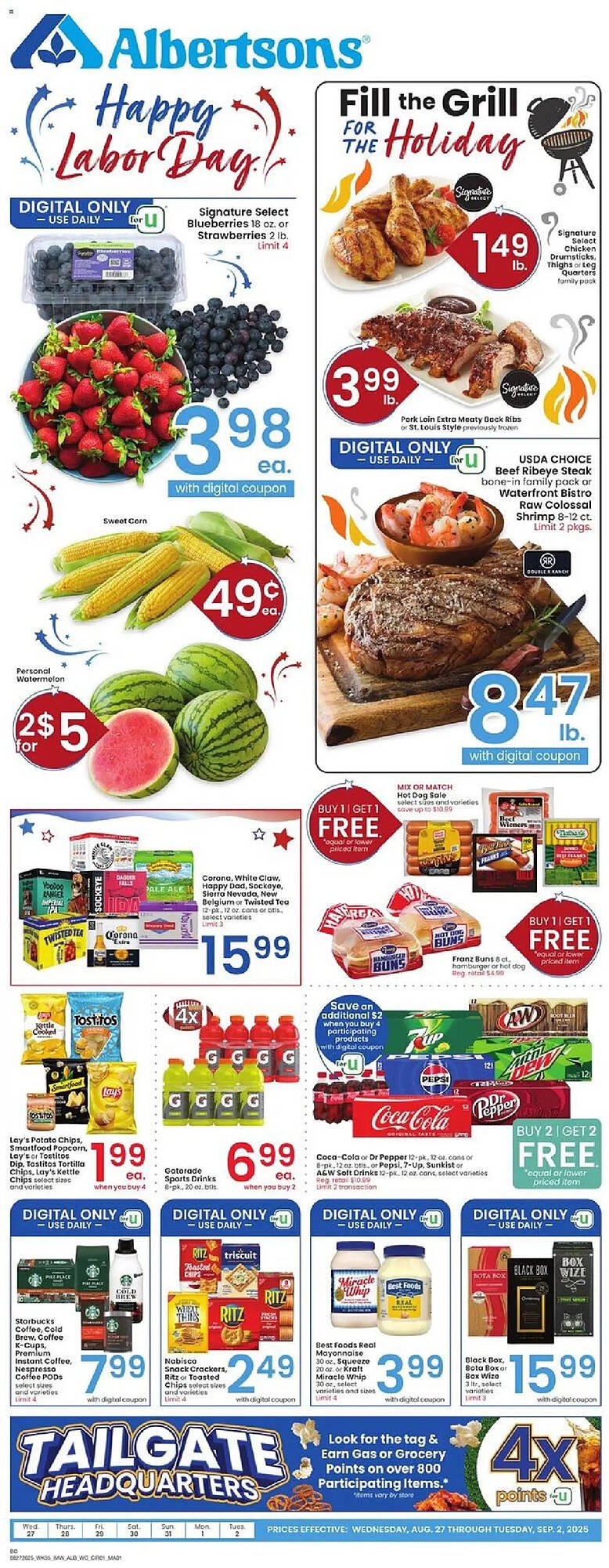 Albertsons Weekly Ad (2025-08-27 - 2025-09-02) | 1