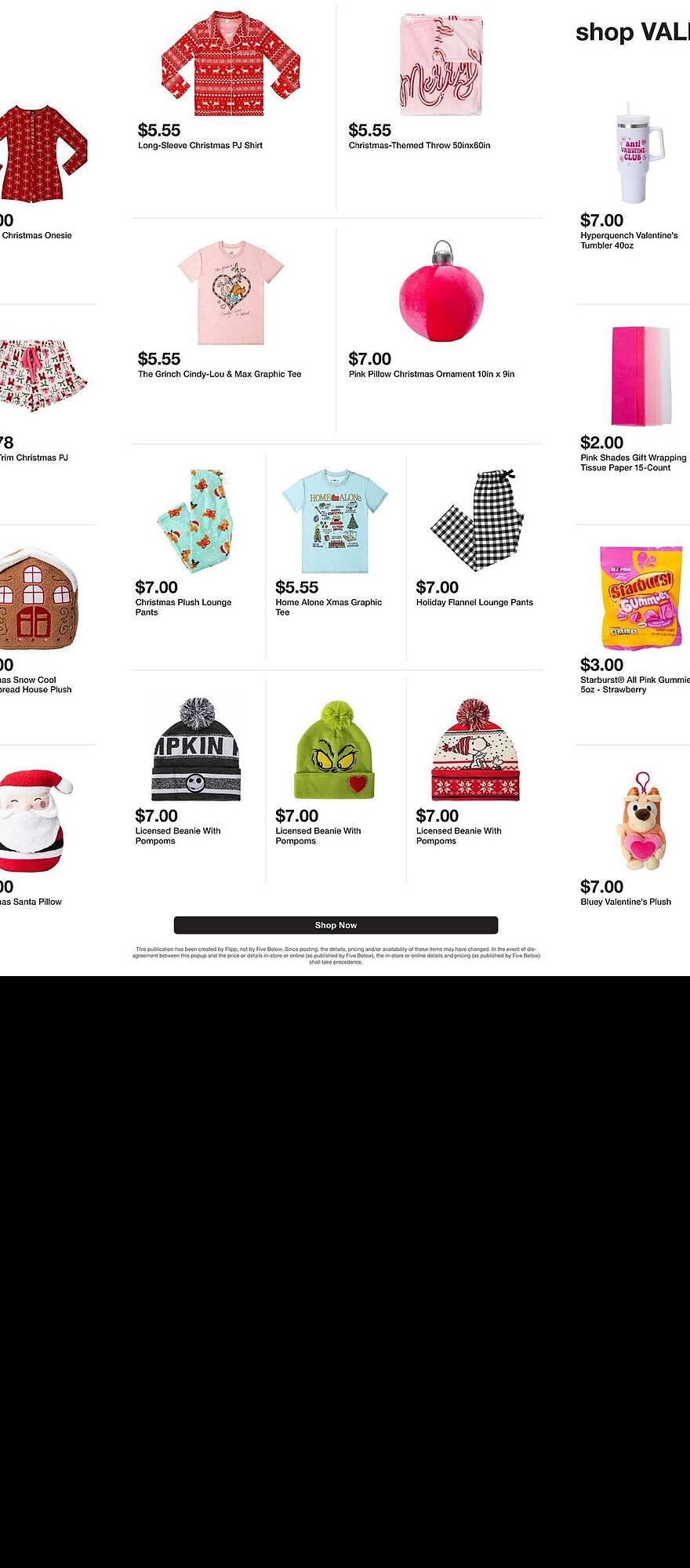 Five Below weekly ad