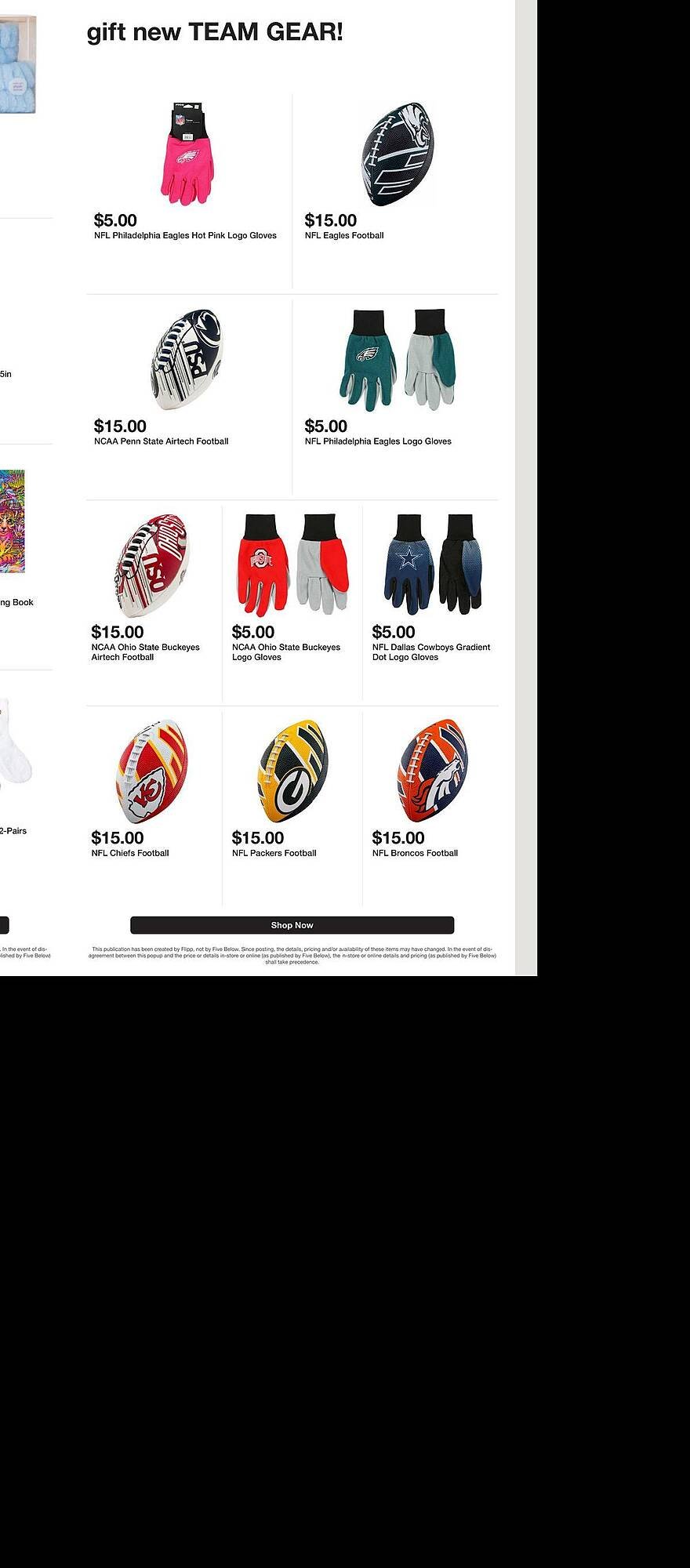 Five Below weekly ad