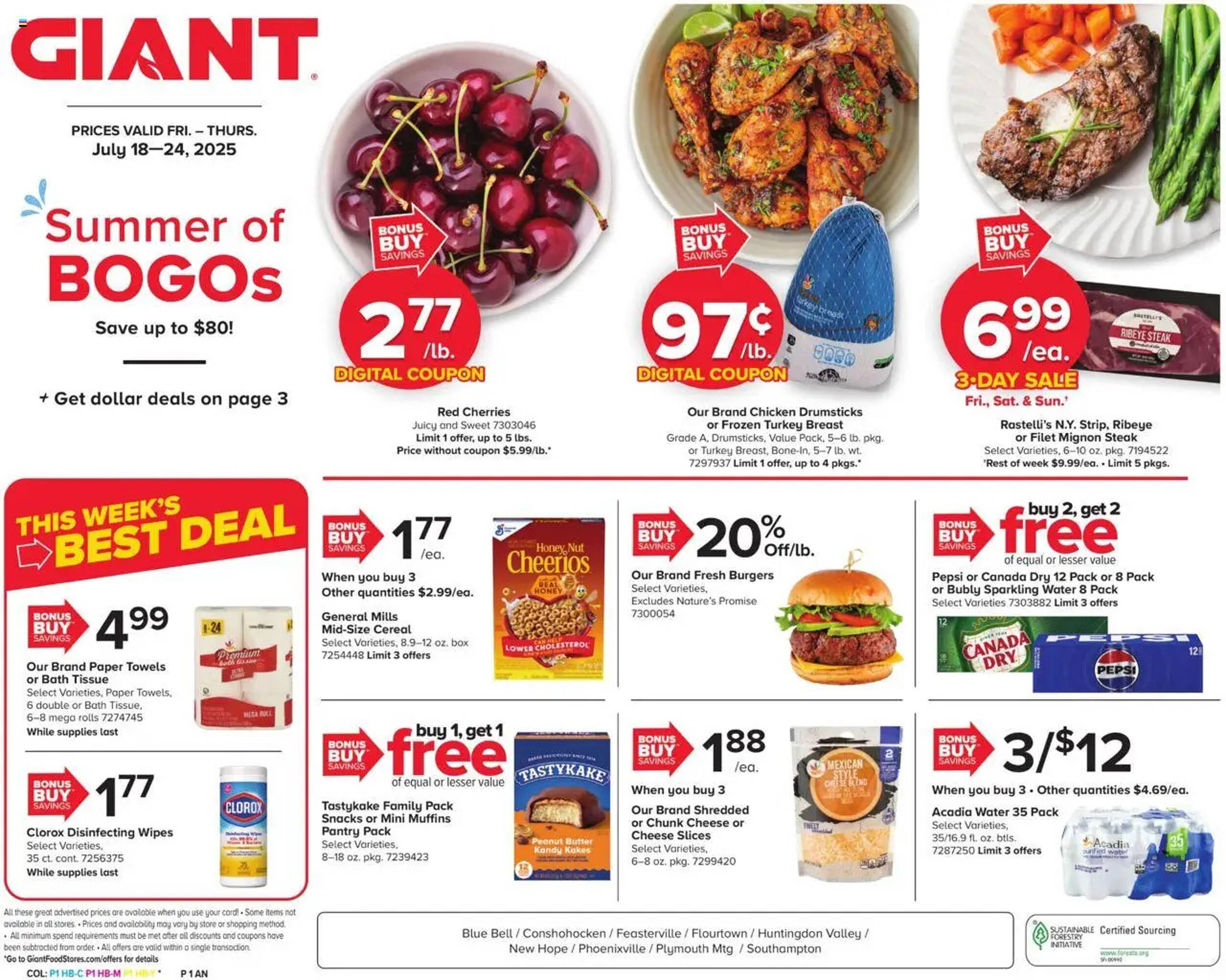 GIANT Weekly Ad (2025-07-18 - 2025-07-24) | 1