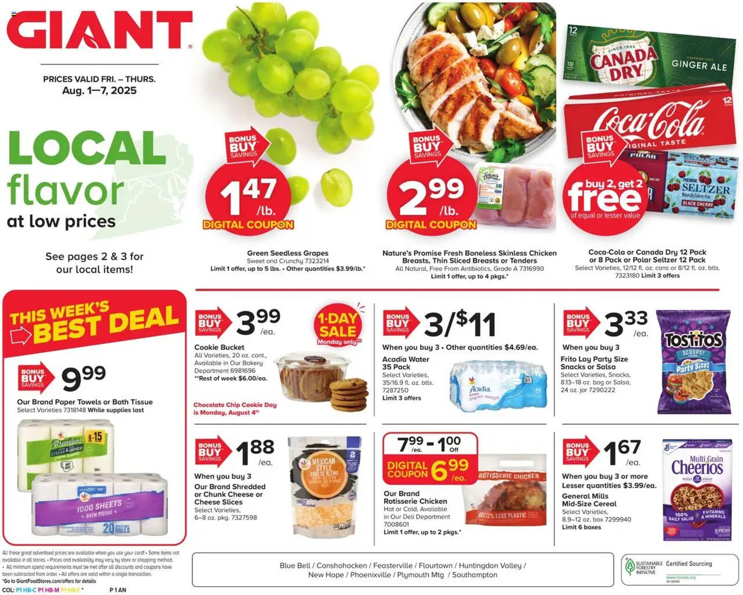 GIANT Weekly Ad (2025-08-01 - 2025-08-07) | 1