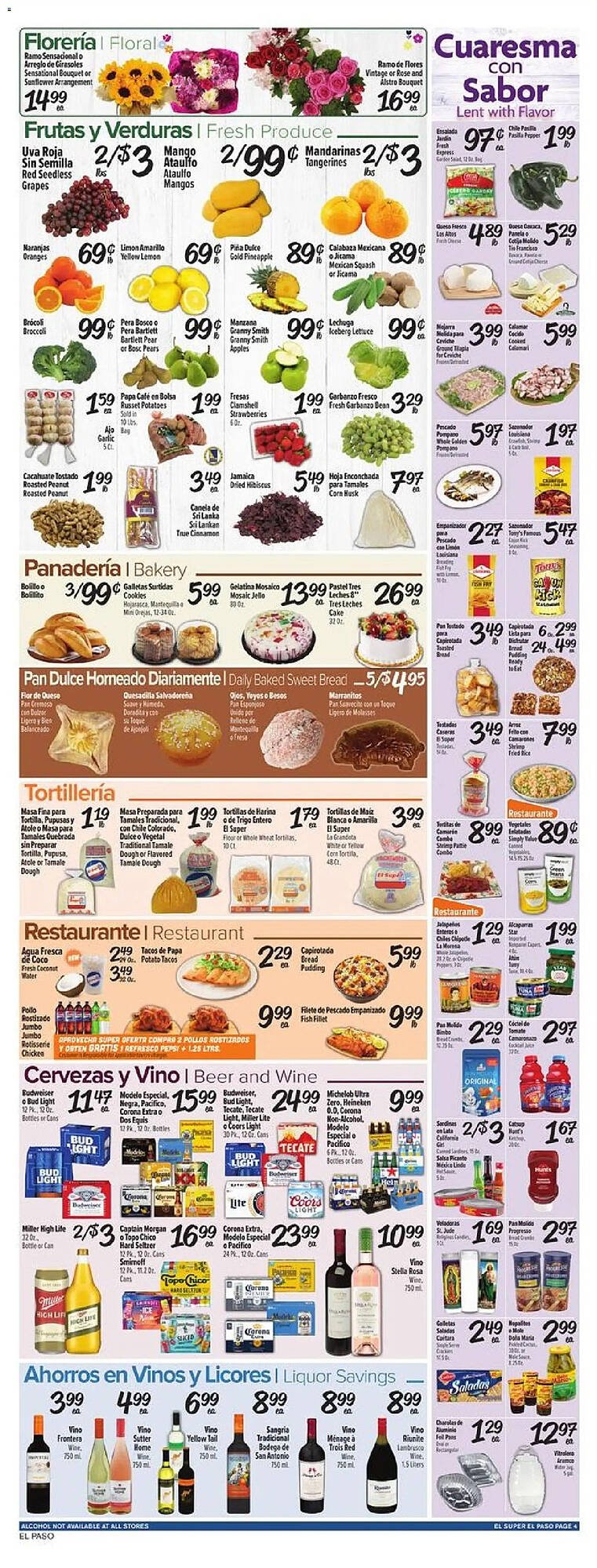 El Super weekly ad