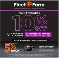 Mills Fleet Farm weekly ad