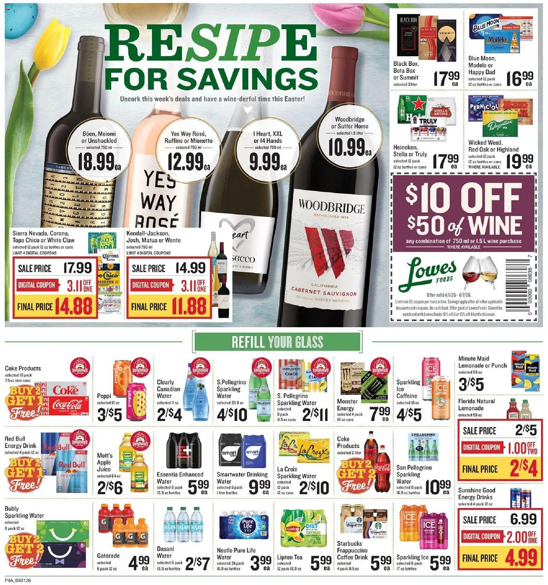 Lowes Foods weekly ad (2026-04-01 - 2026-04-07)