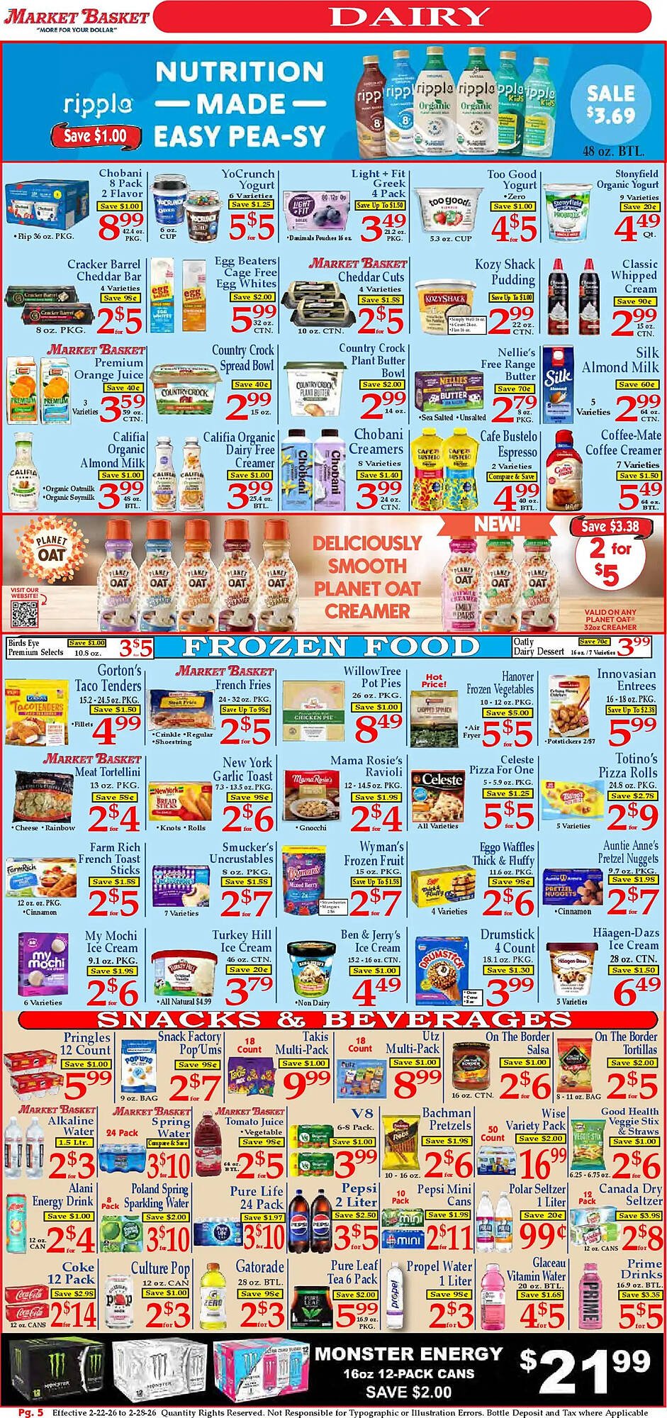 Market Basket weekly ad