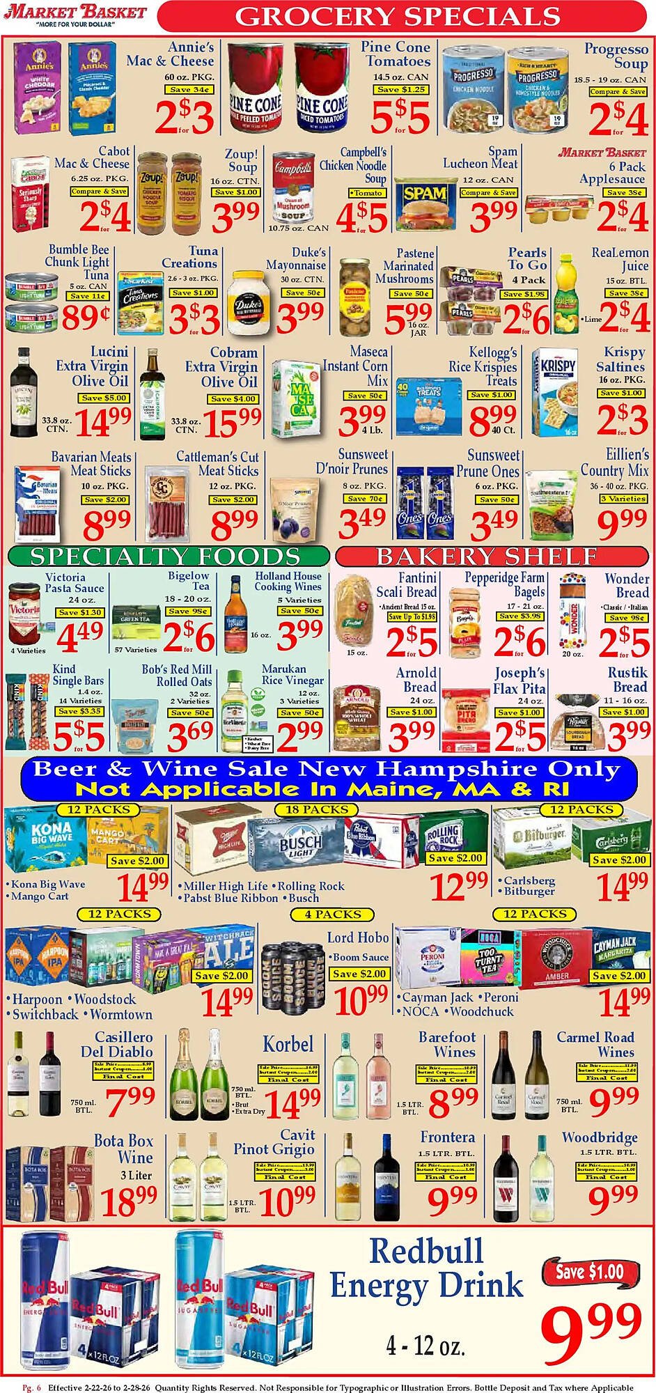 Market Basket weekly ad