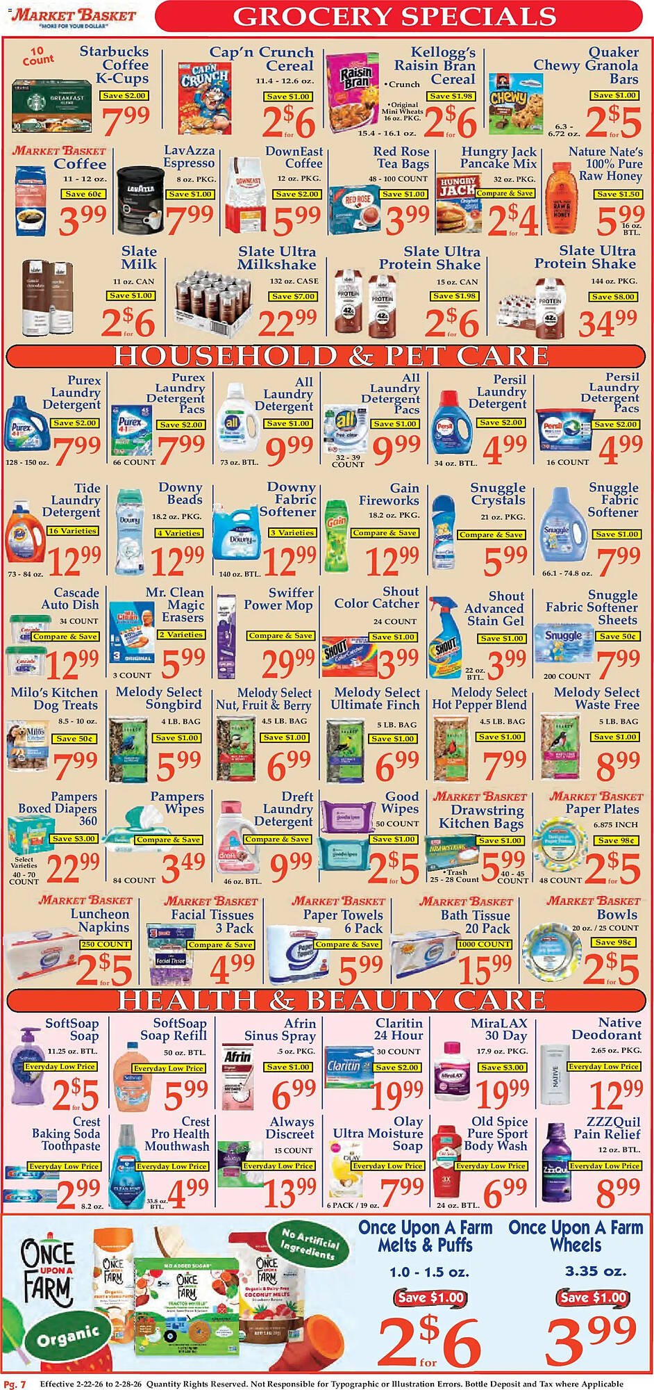 Market Basket weekly ad