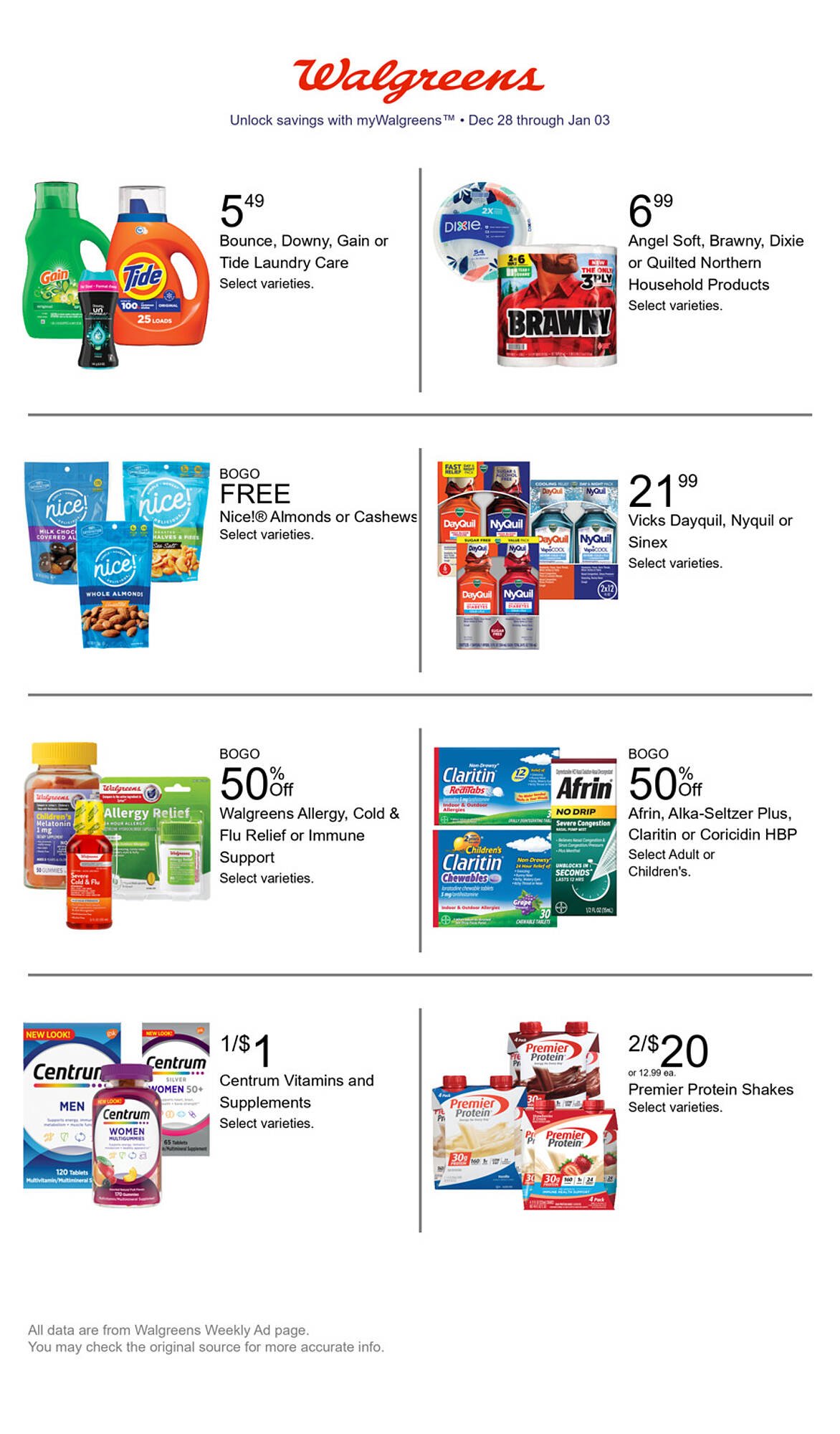 Walgreens weekly ad