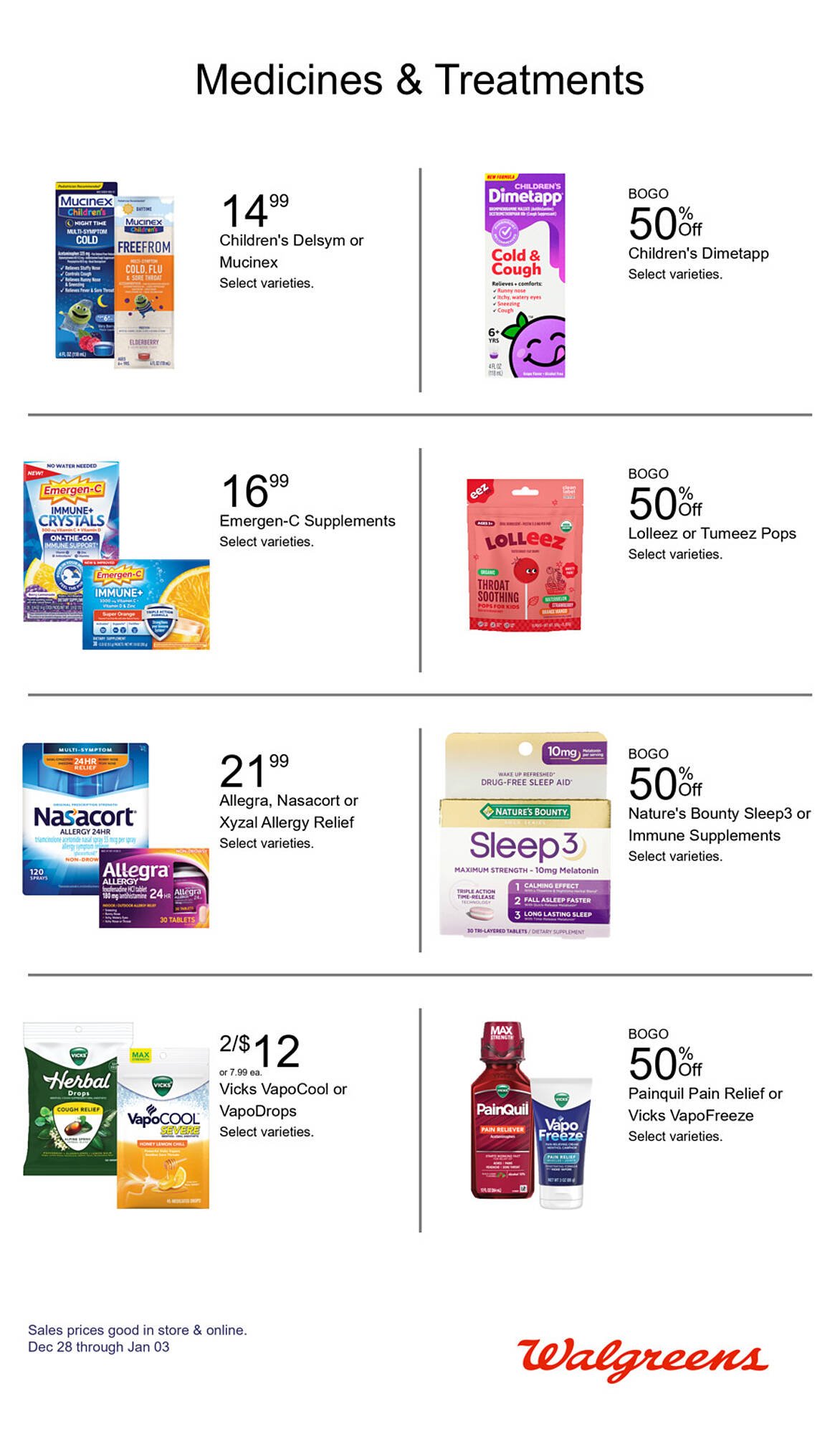 Walgreens weekly ad