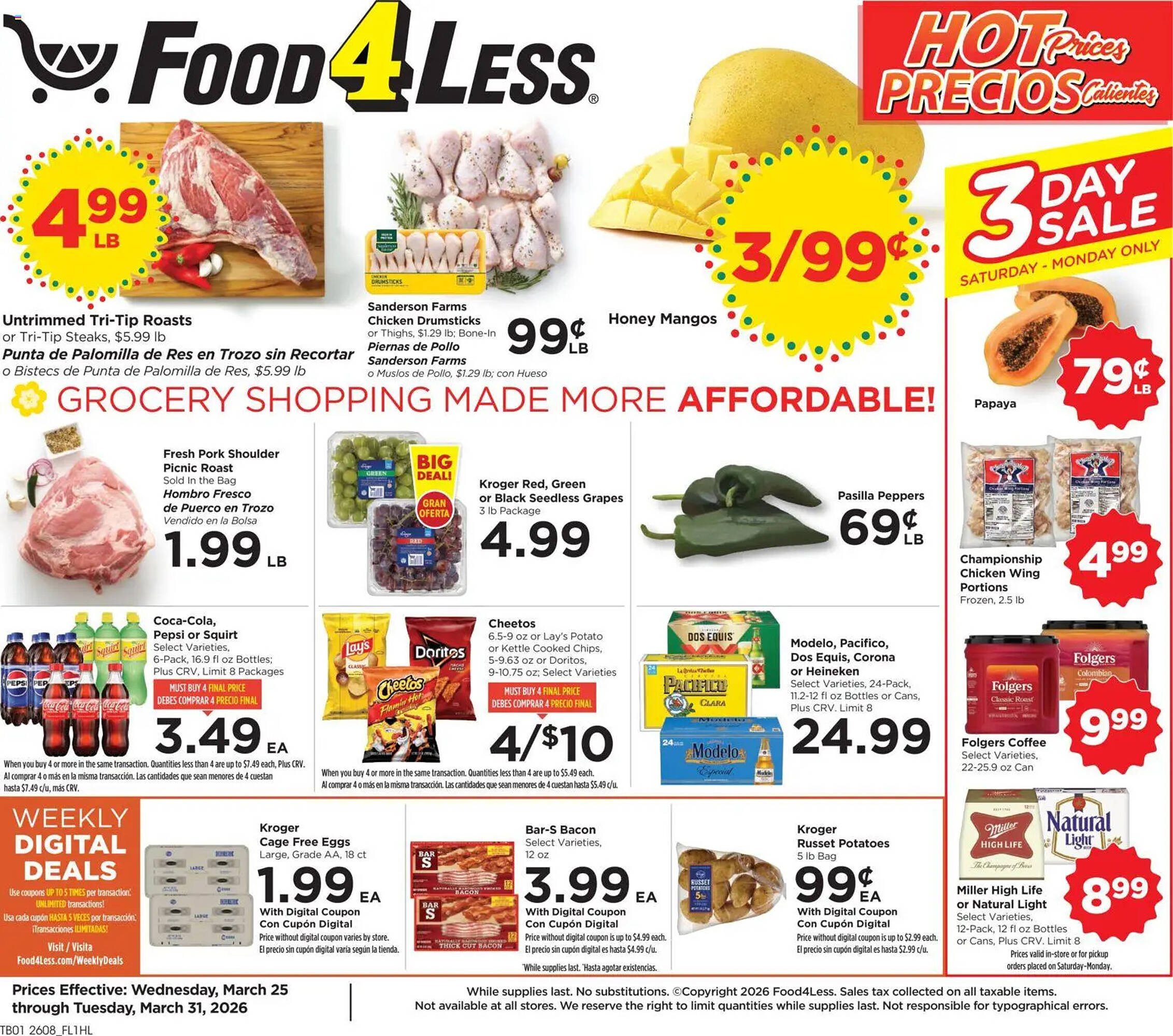 Food 4 Less weekly ad