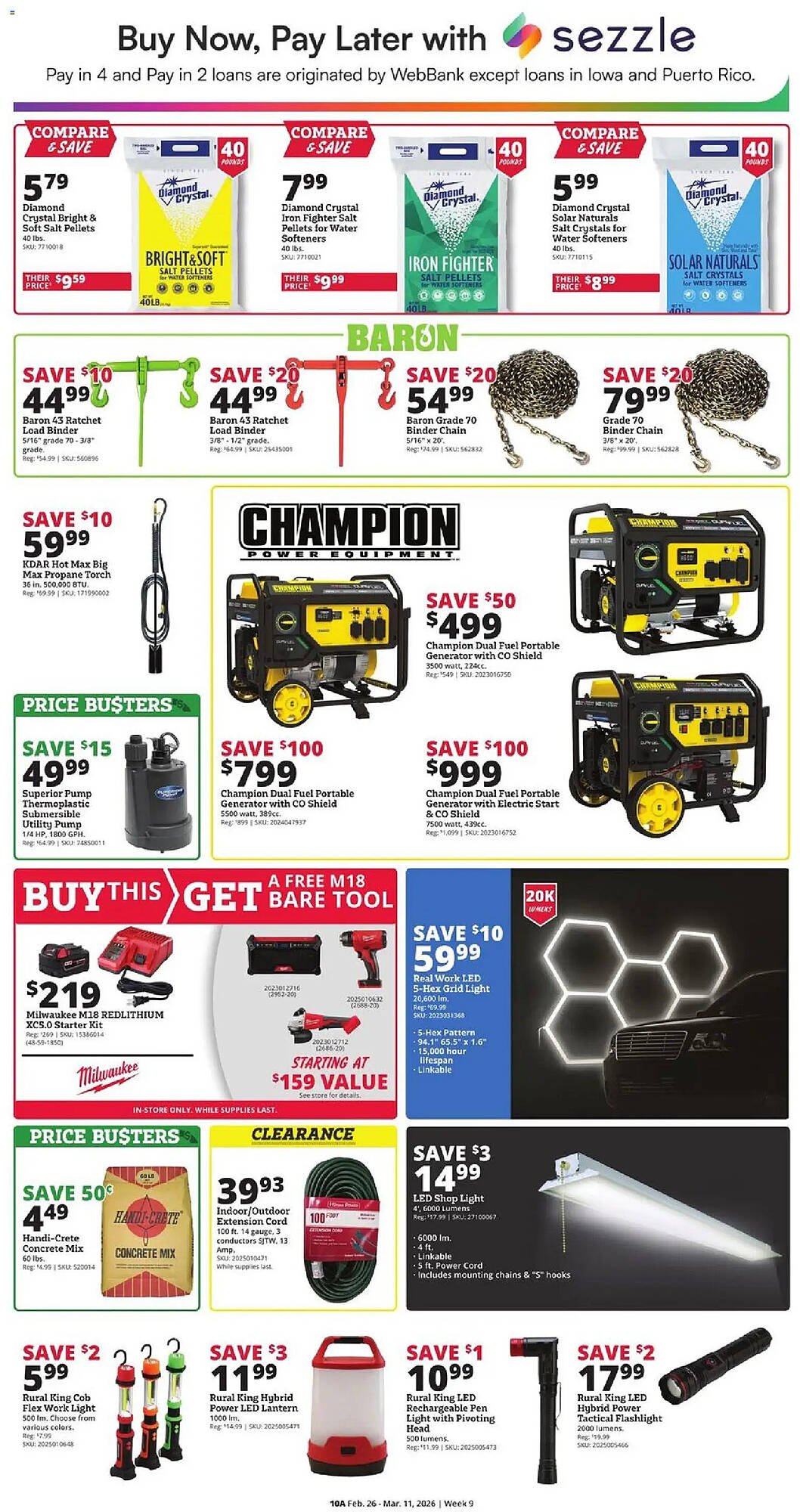 Rural King weekly ad