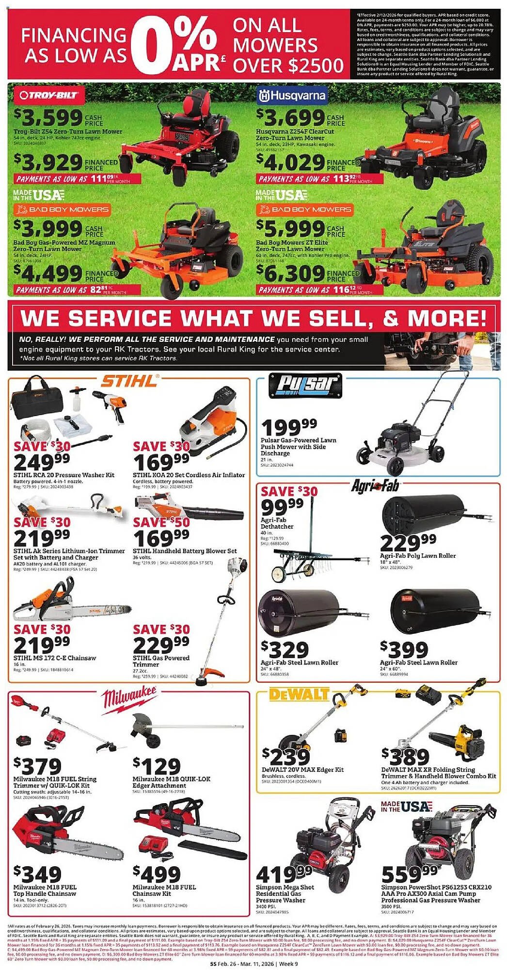 Rural King weekly ad