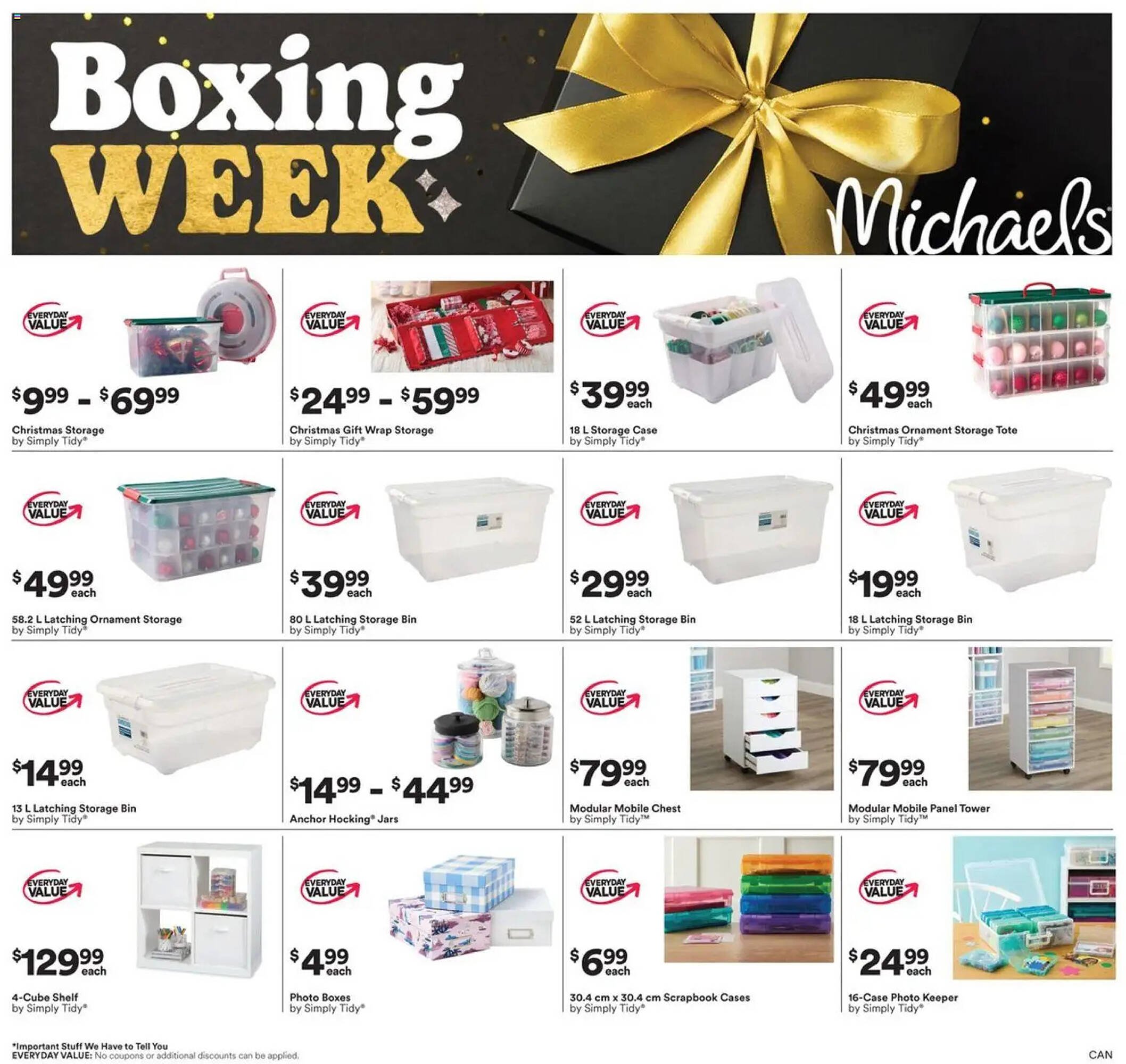 Michaels weekly ad