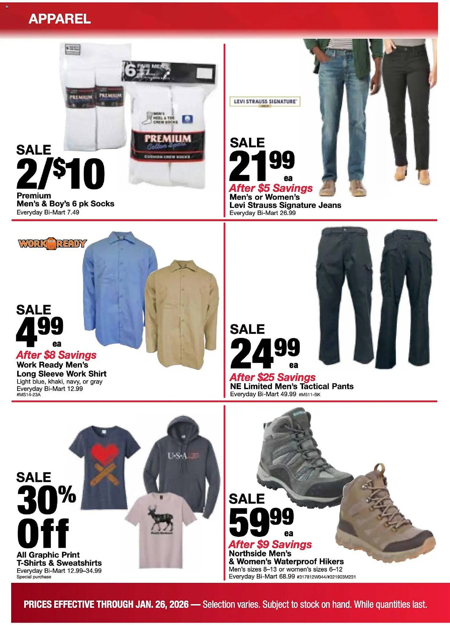 Bi-Mart weekly ad