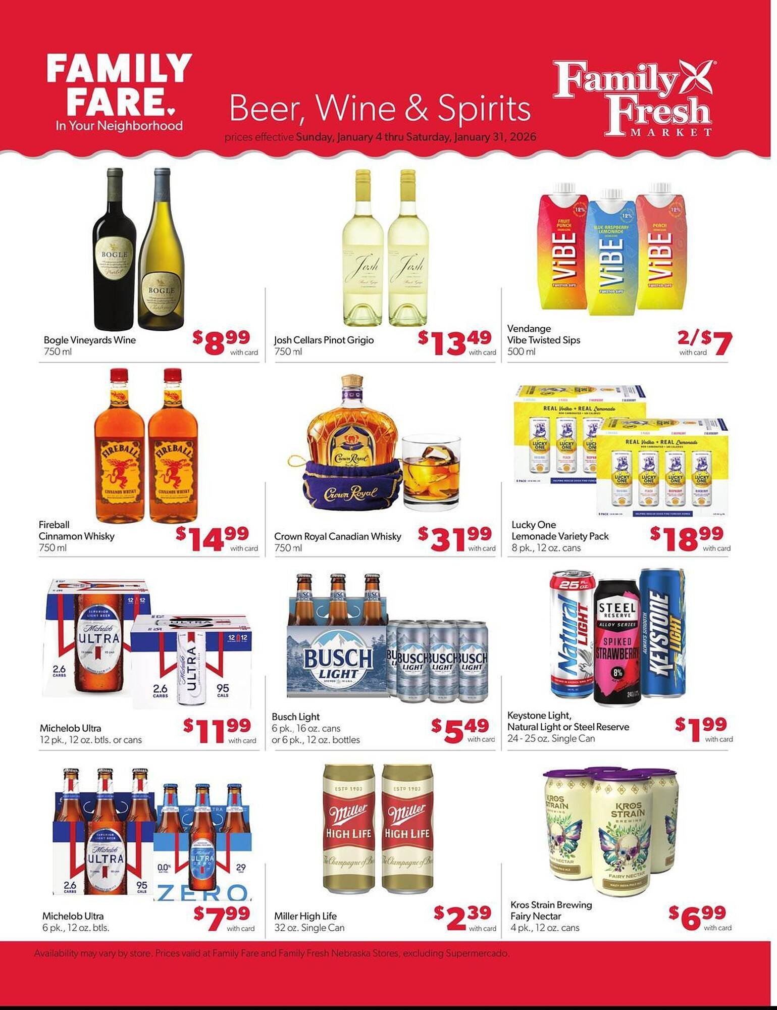 Family Fare weekly ad