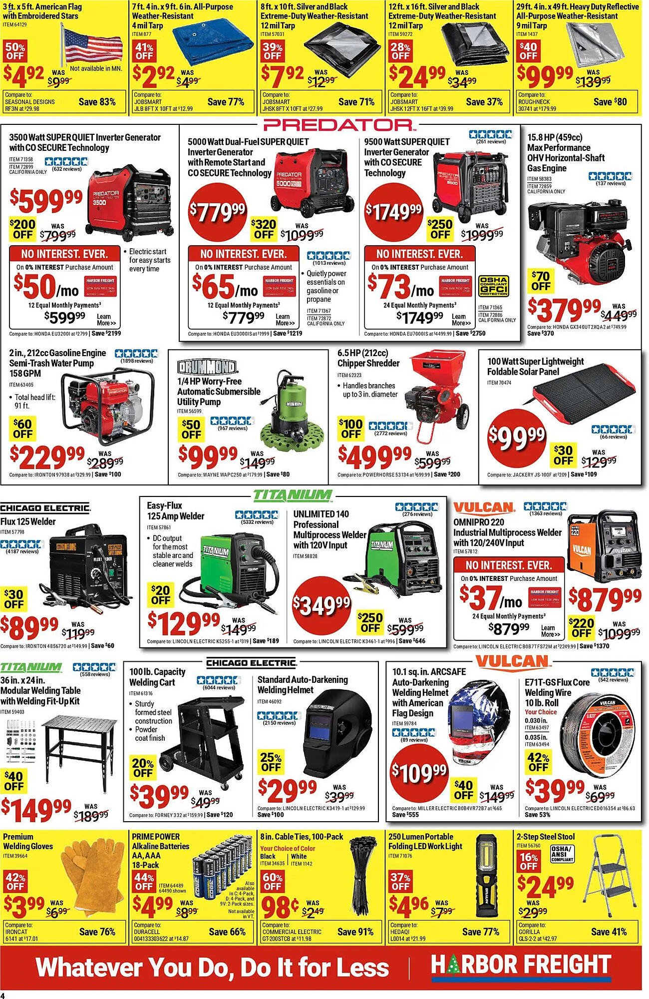 Harbor Freight Tools weekly ad