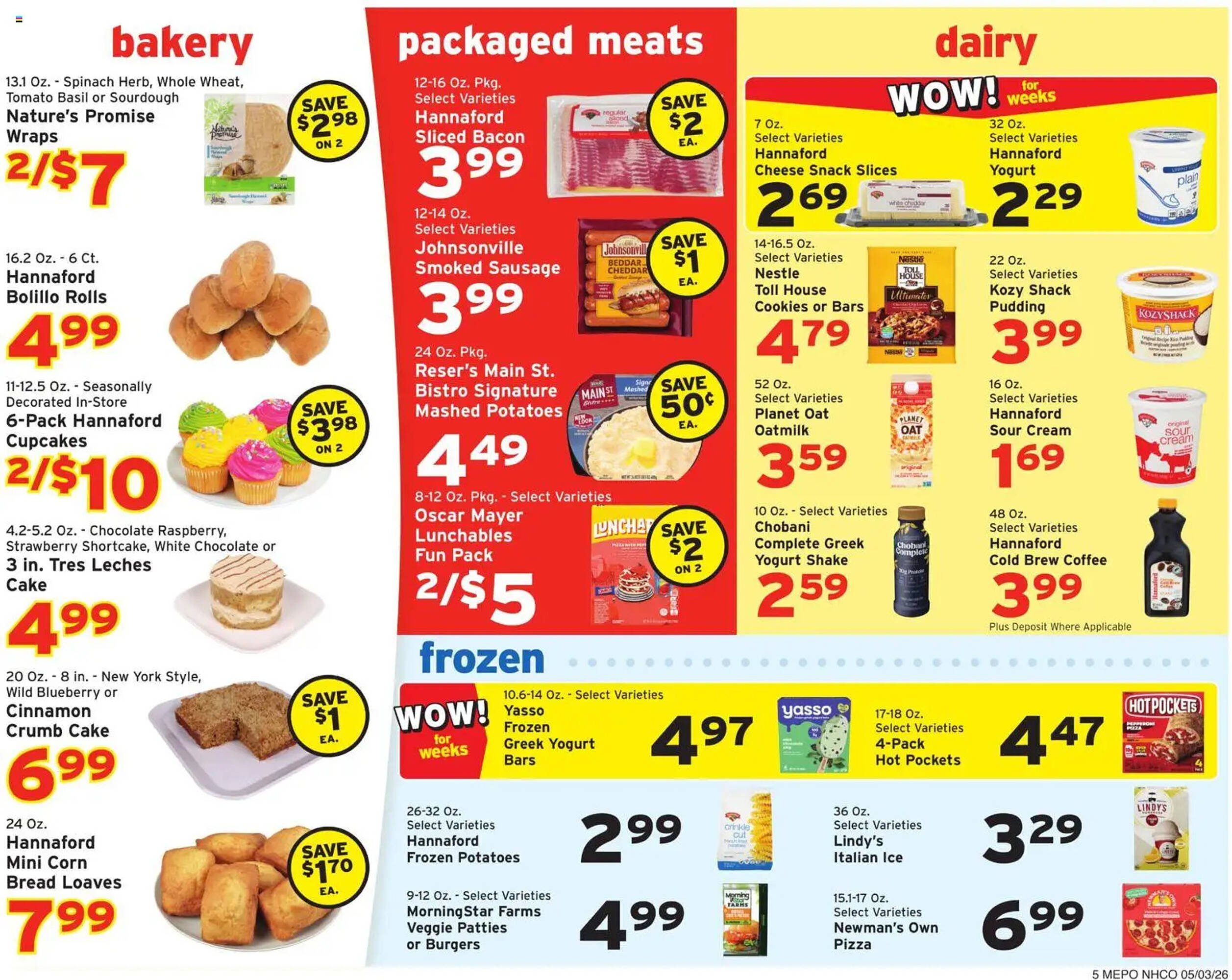Hannaford flyer