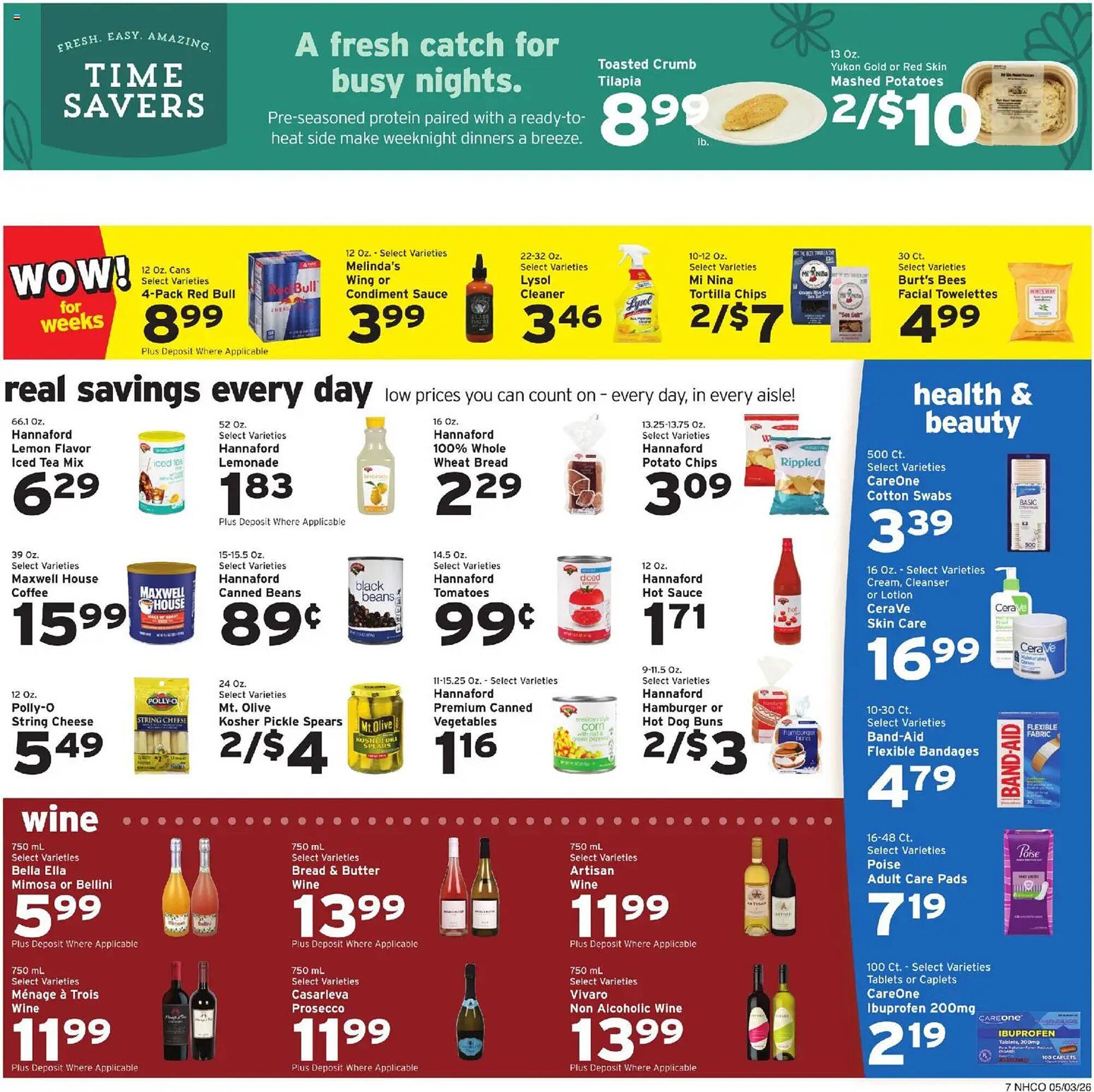 Hannaford flyer