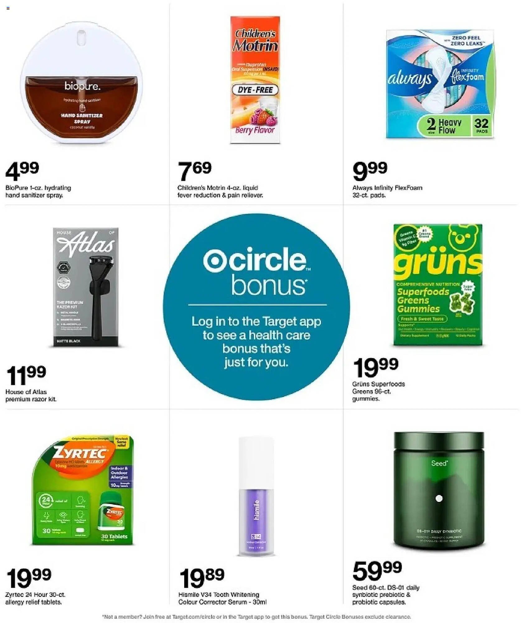 Target weekly ad
