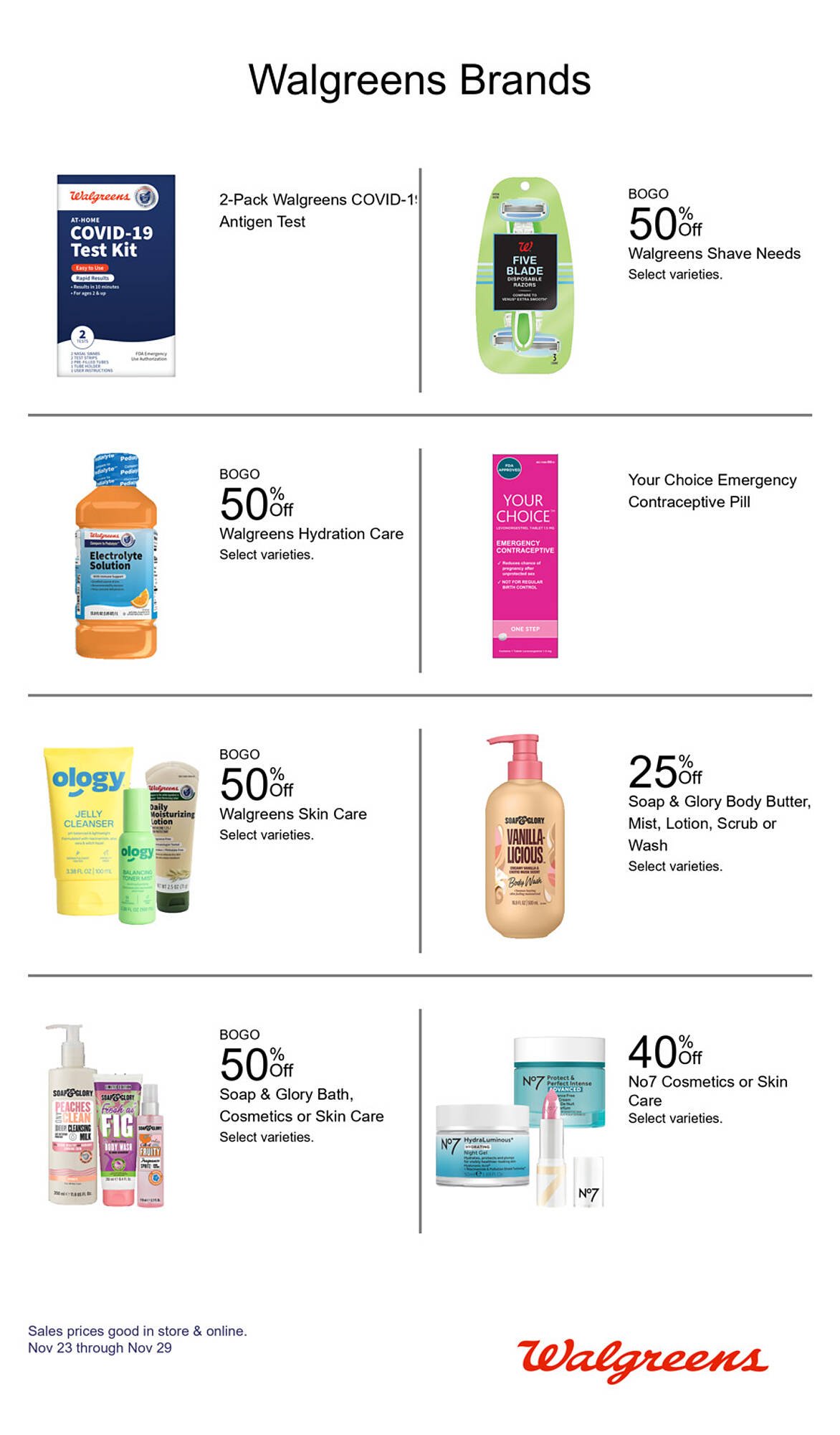 Walgreens weekly ad