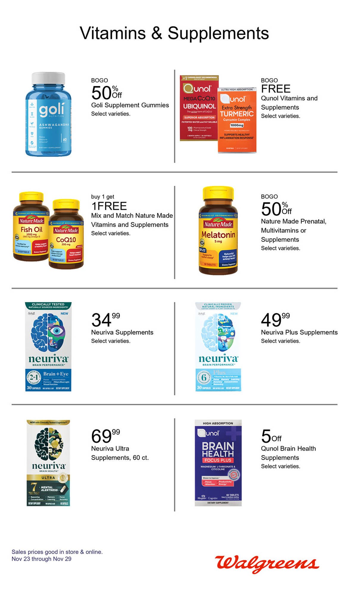 Walgreens weekly ad