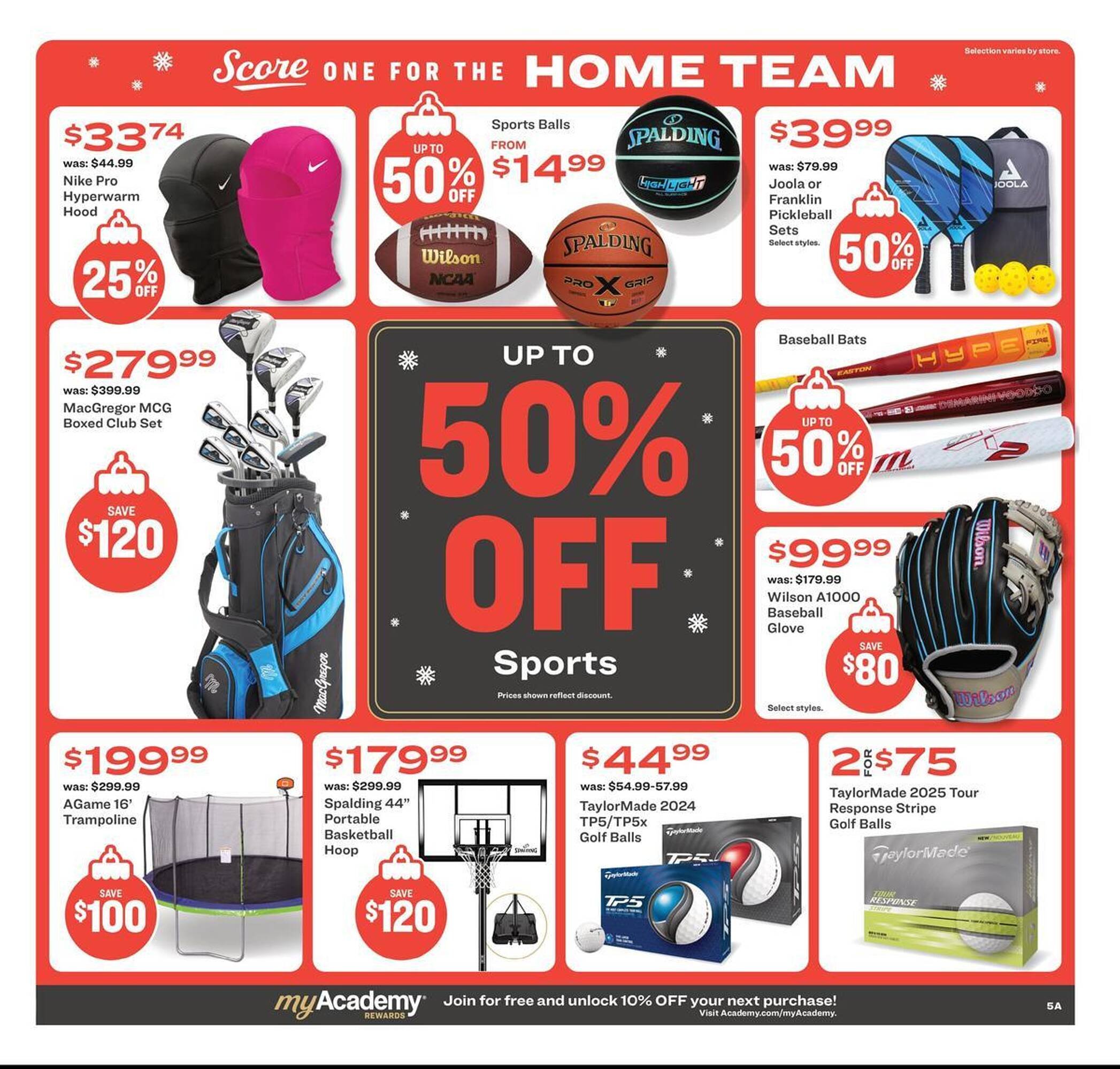 Academy weekly ad