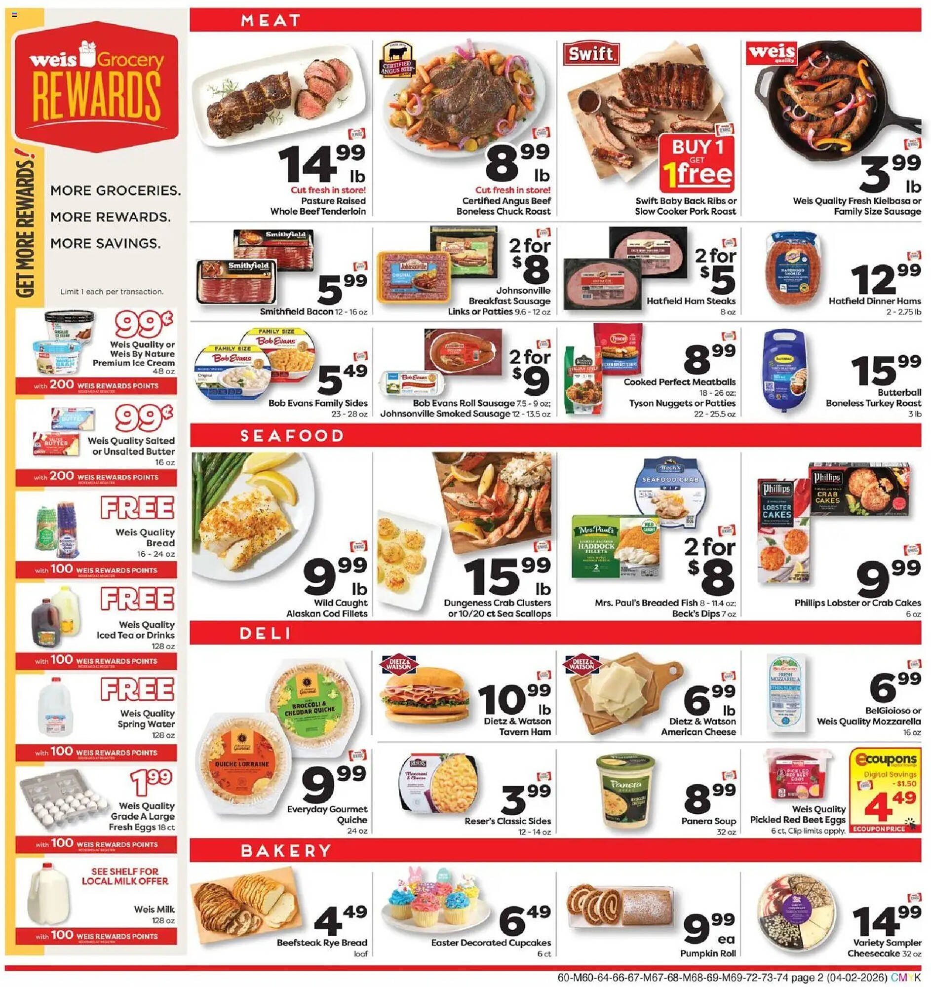 Weis Markets weekly ad