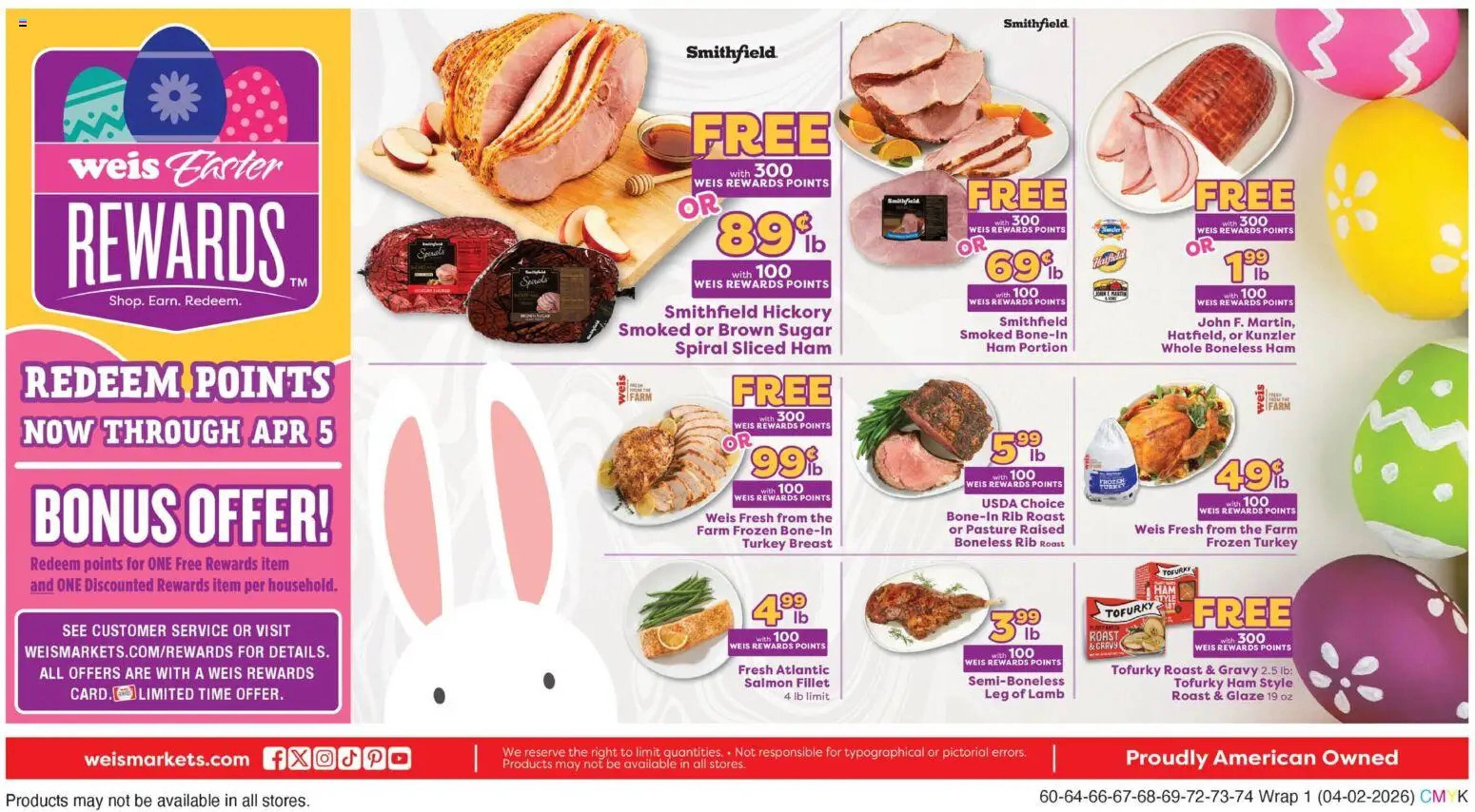 Weis Markets weekly ad