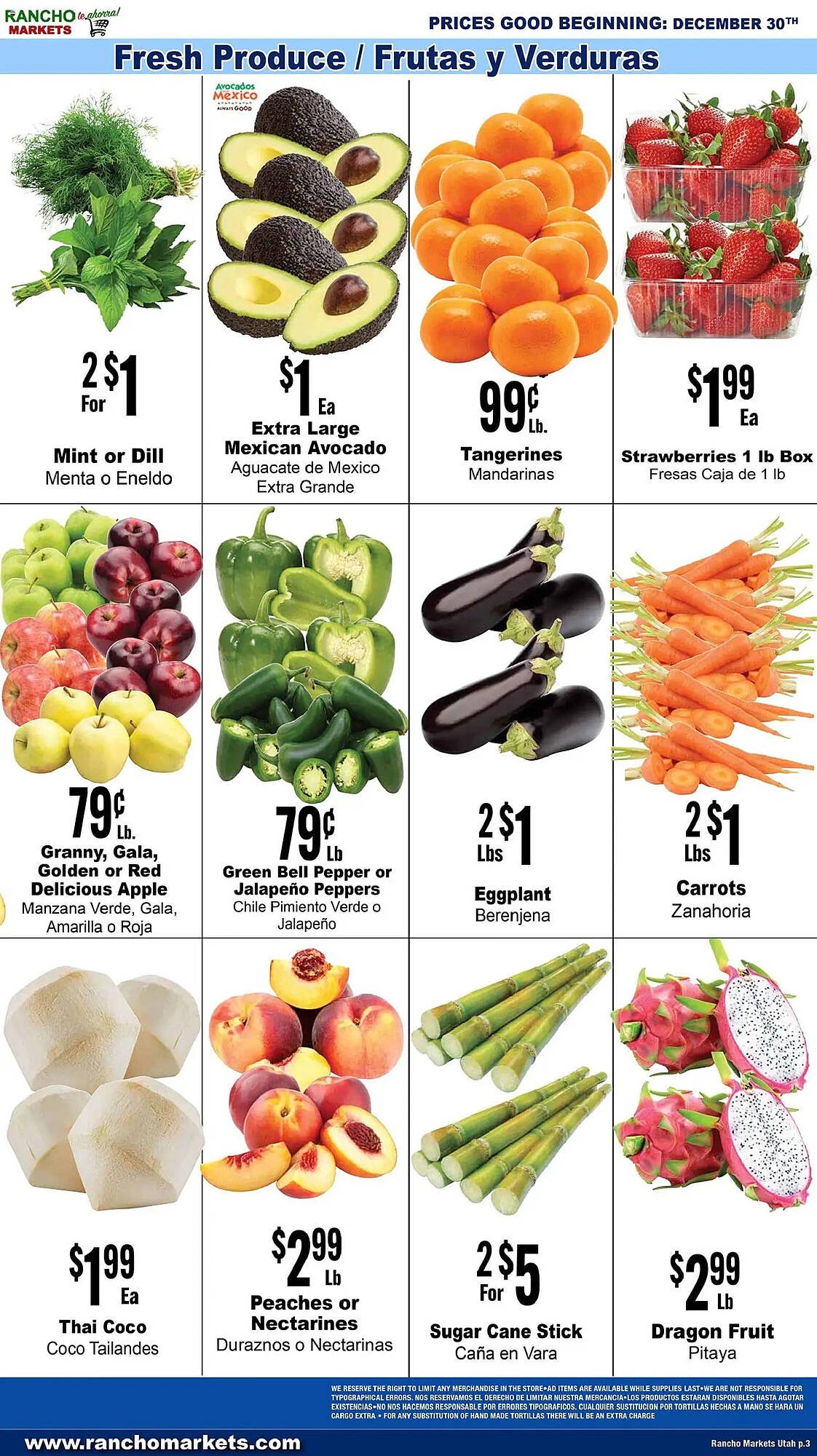 Rancho Markets weekly ad