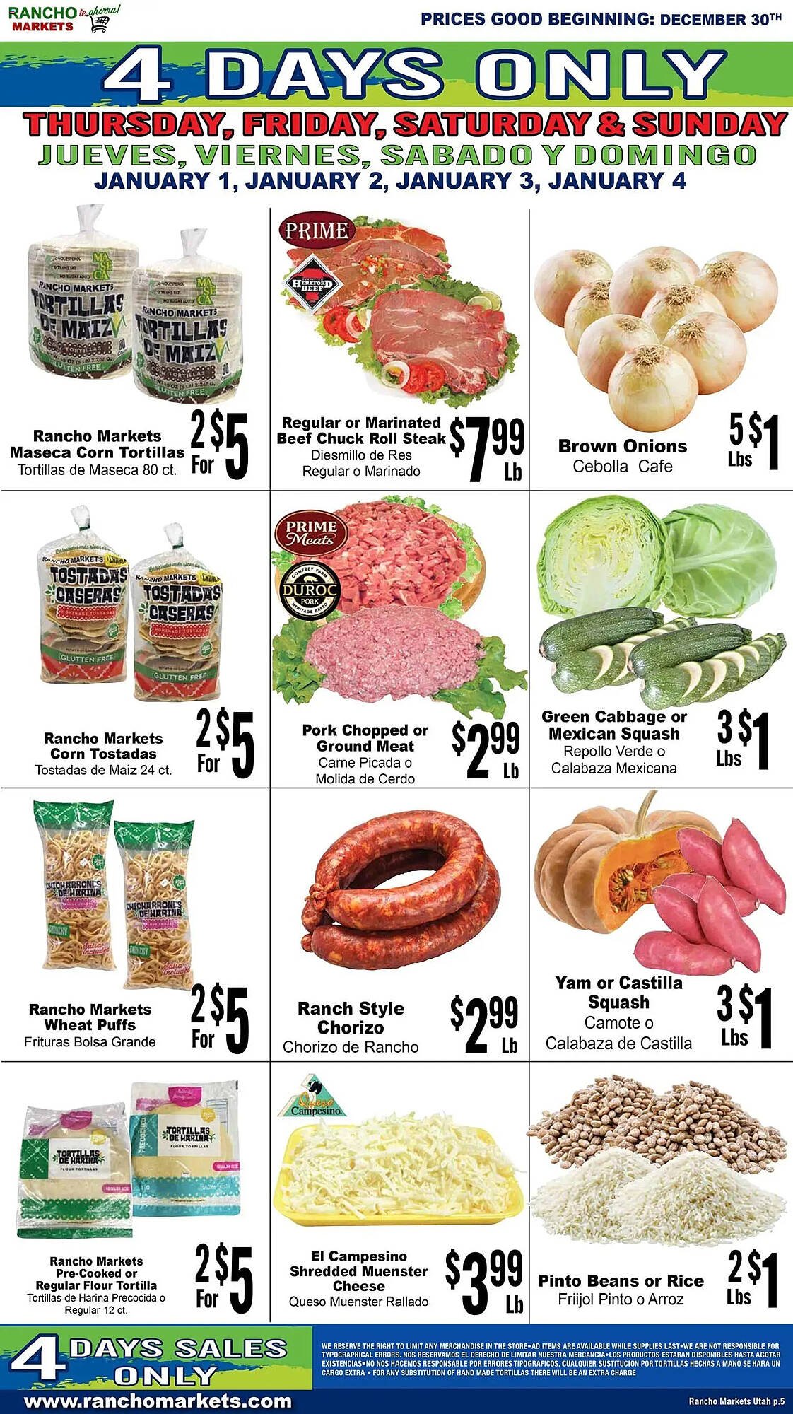 Rancho Markets weekly ad