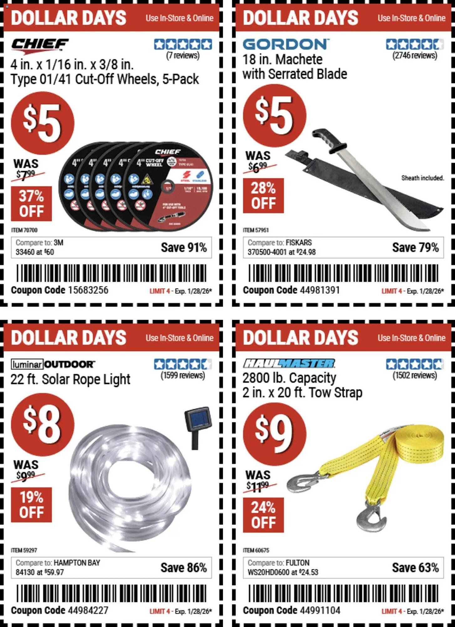 Harbor Freight Tools weekly ad