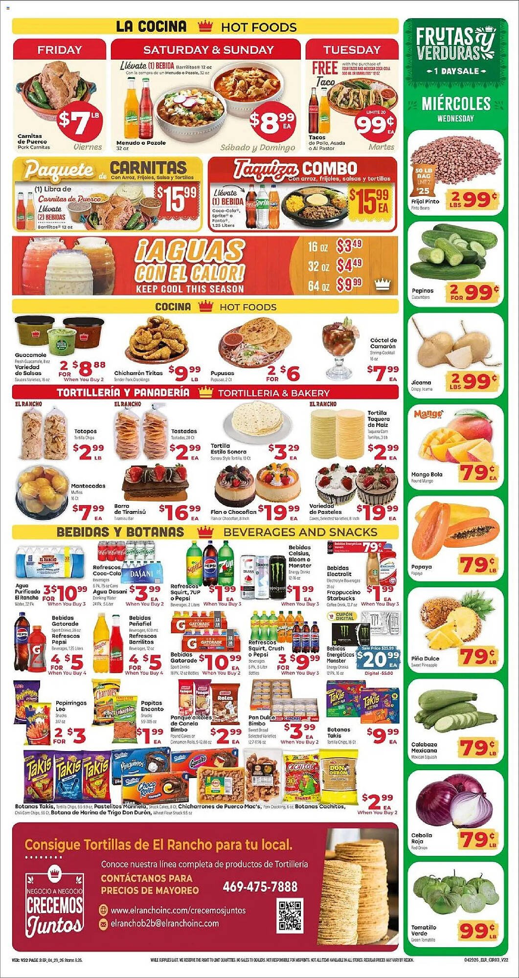 Supermercado El Rancho weekly ad