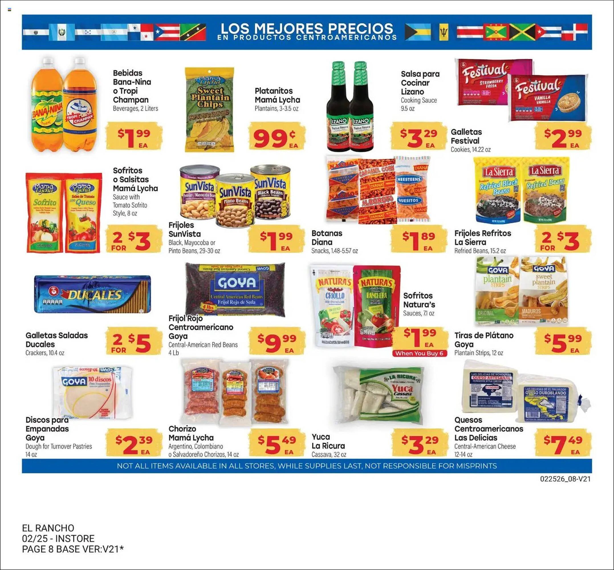 Supermercado El Rancho weekly ad