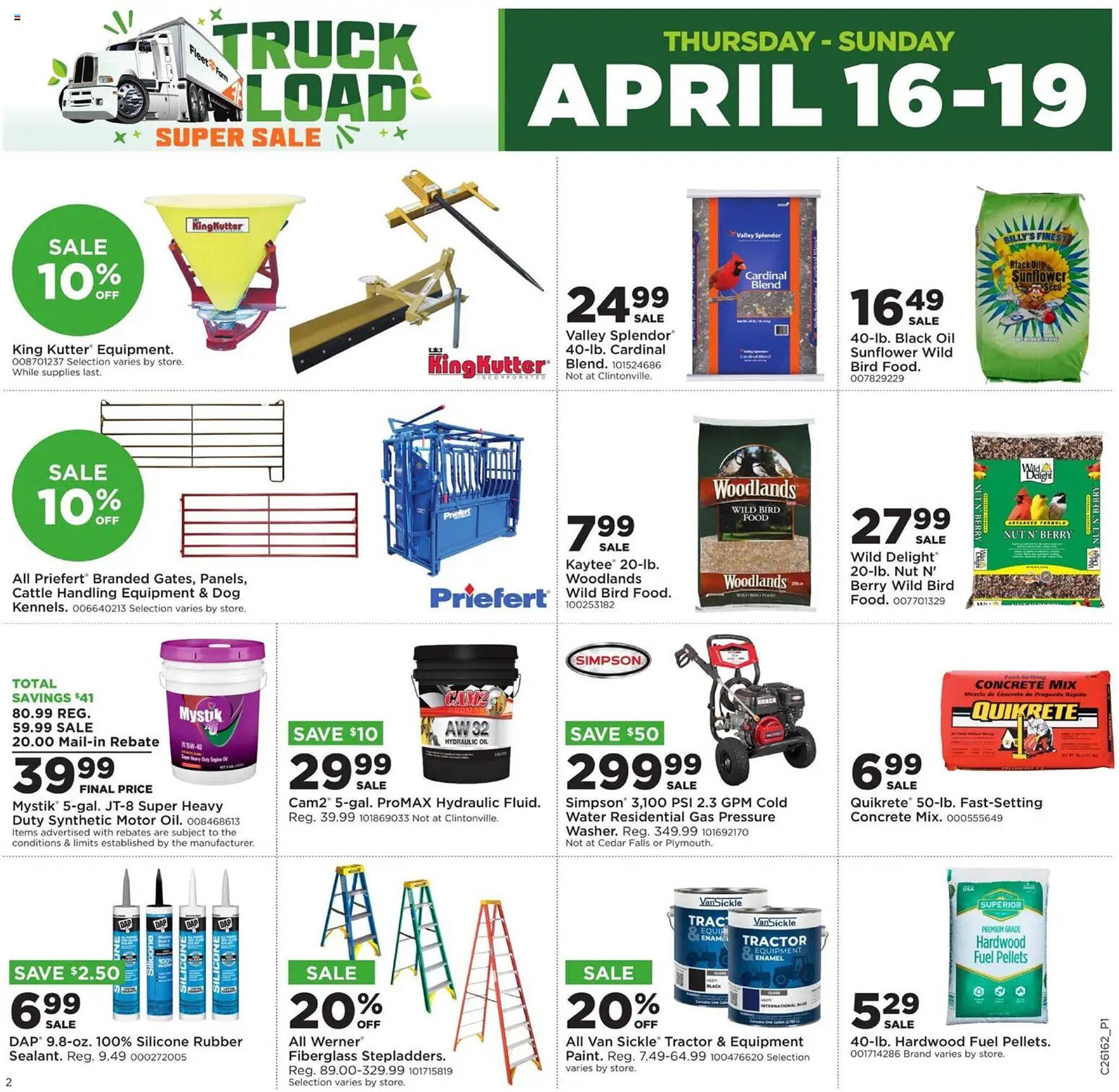 Mills Fleet Farm weekly ad