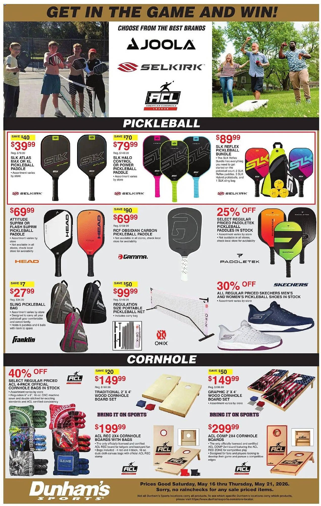 Dunham's Sports weekly ad