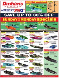 Dunham's Sports weekly ad