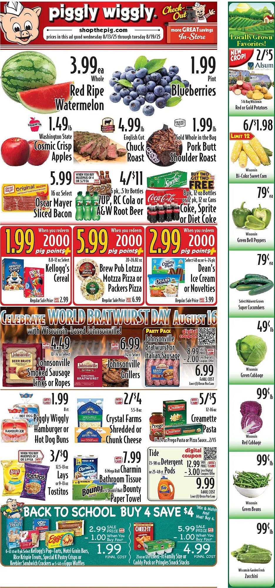Piggly Wiggly Weekly Ad (2025-08-13 - 2025-08-19) | 1