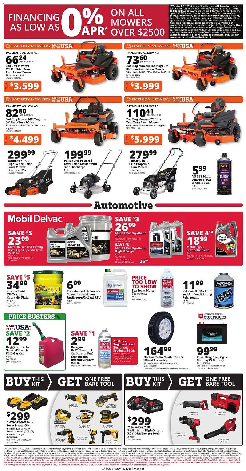 Rural King weekly ad