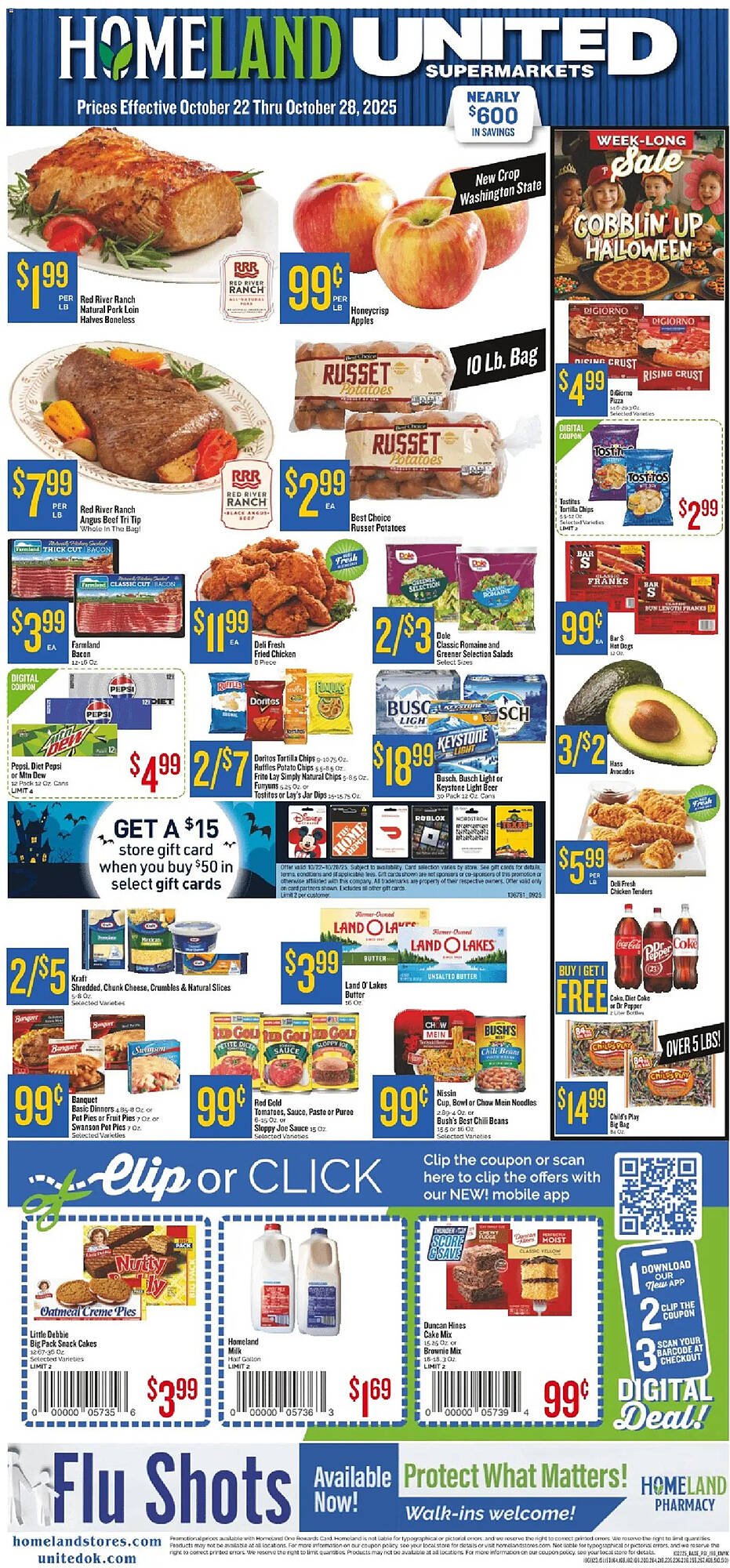 Homeland Market weekly ad (2025-10-22 - 2025-10-29) | 1