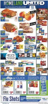 Homeland Market weekly ad (2025-10-22 - 2025-10-29)