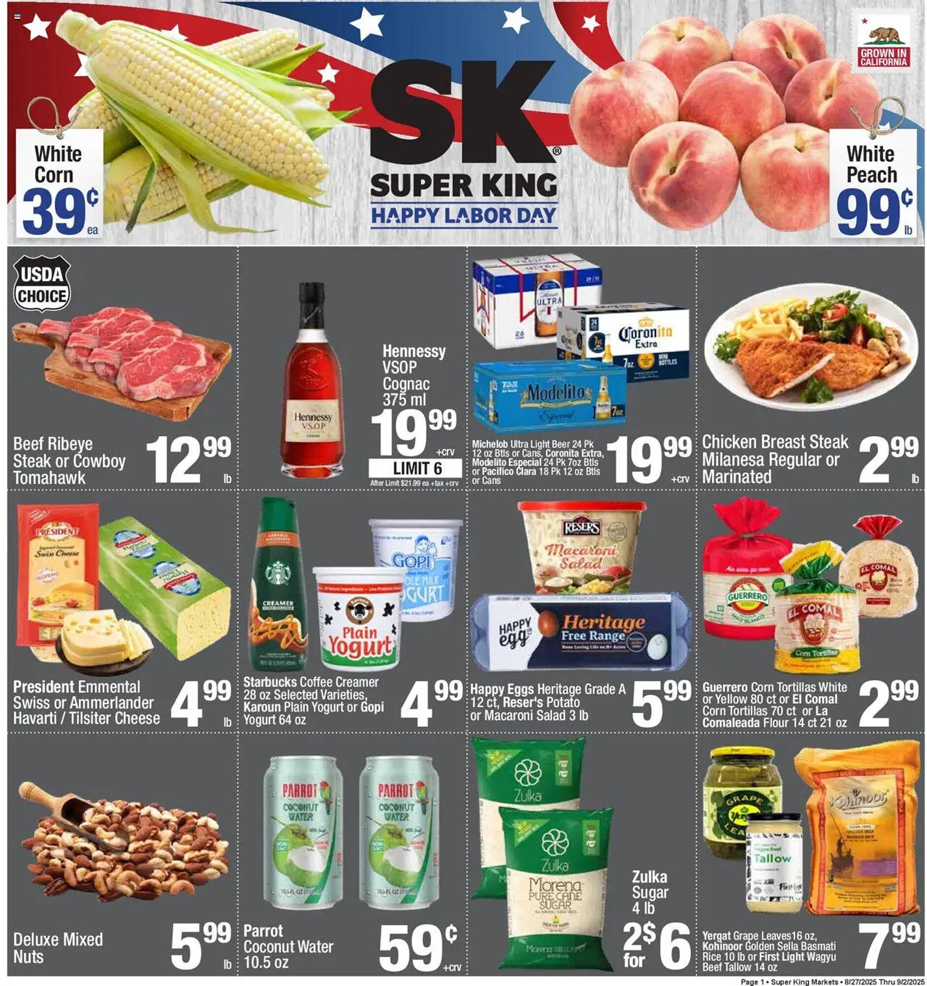 Super King Markets Weekly Ad (2025-08-27 - 2025-09-02) | 1