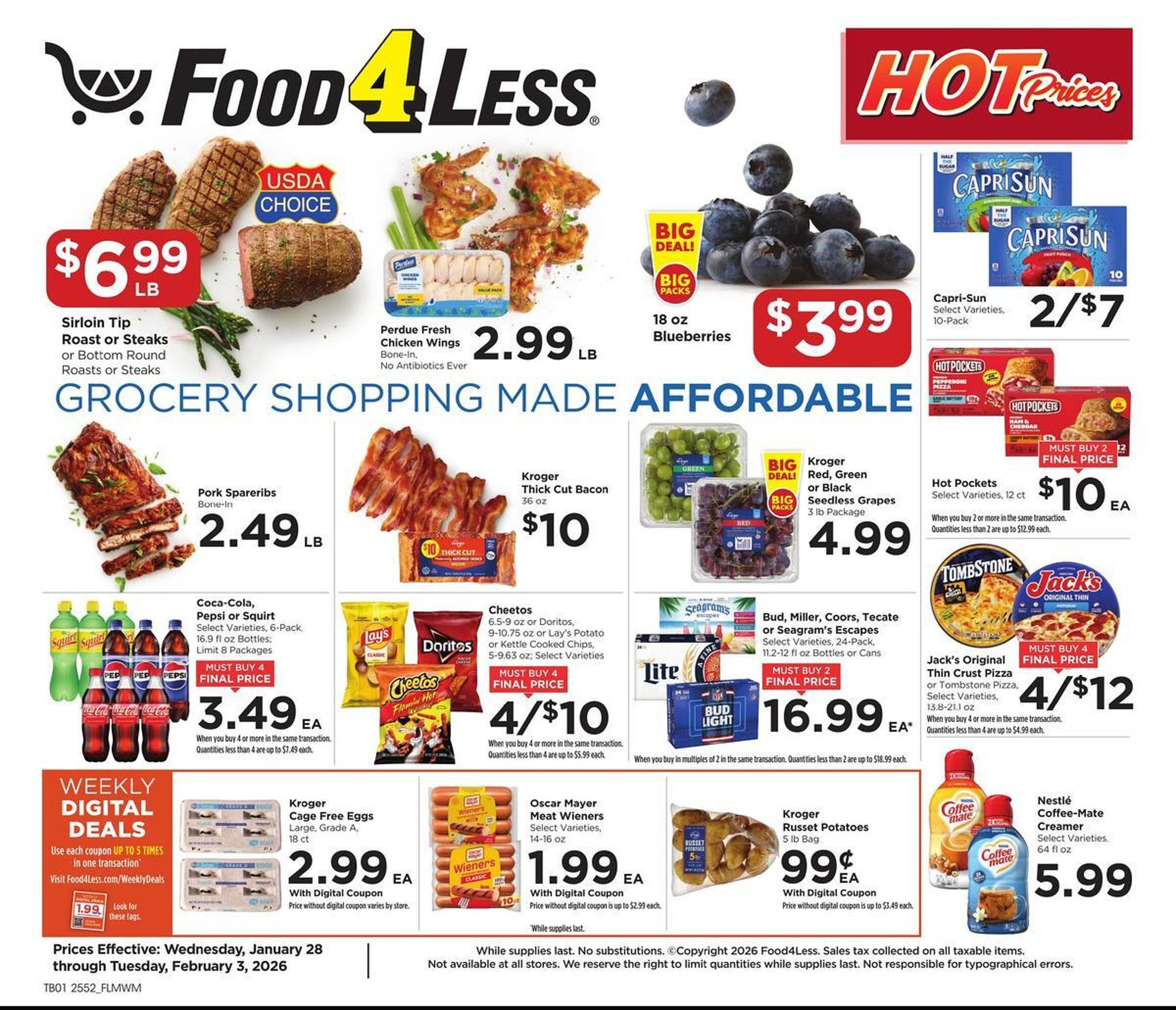 Food 4 Less weekly ad