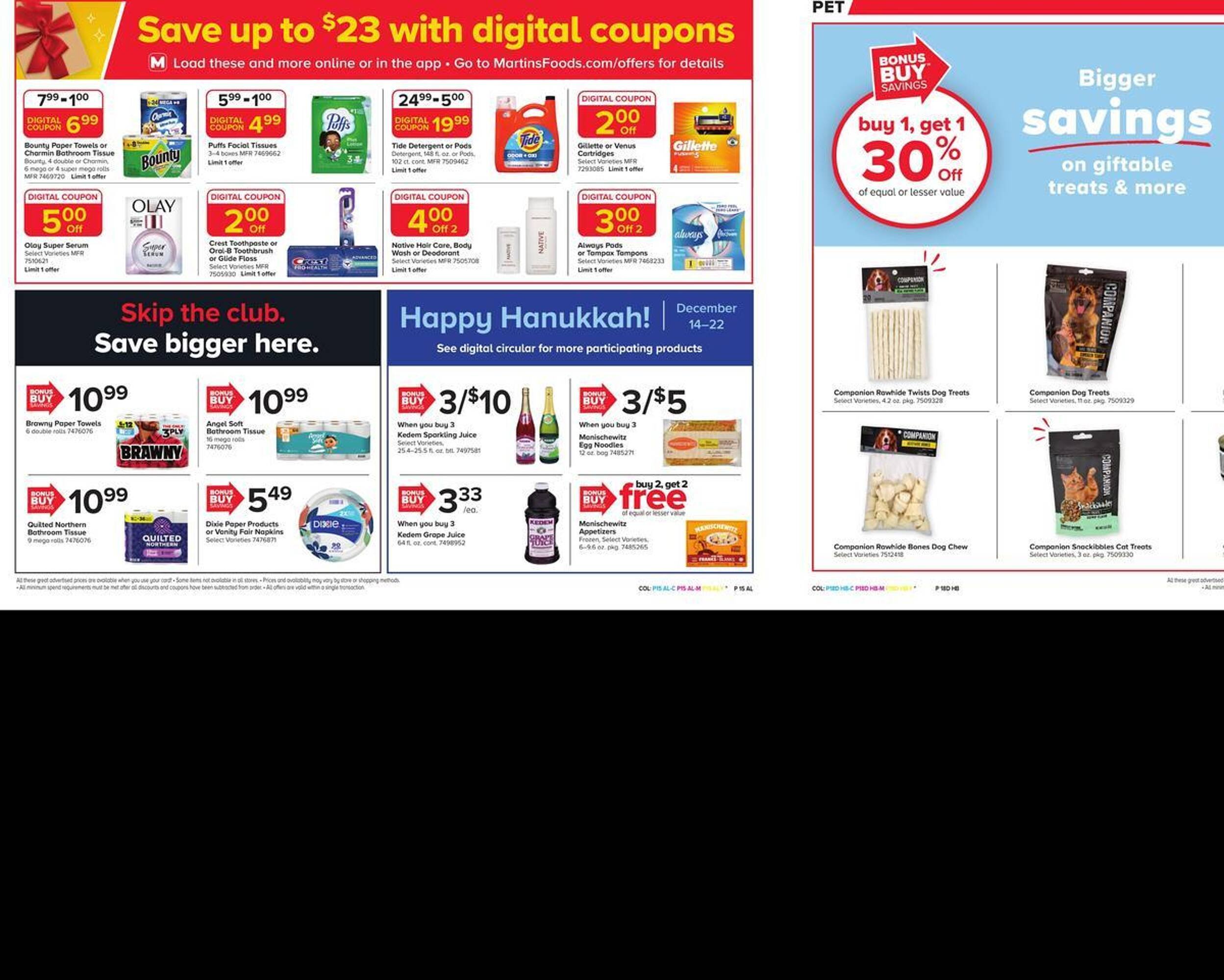 Martin&#039;s weekly ad